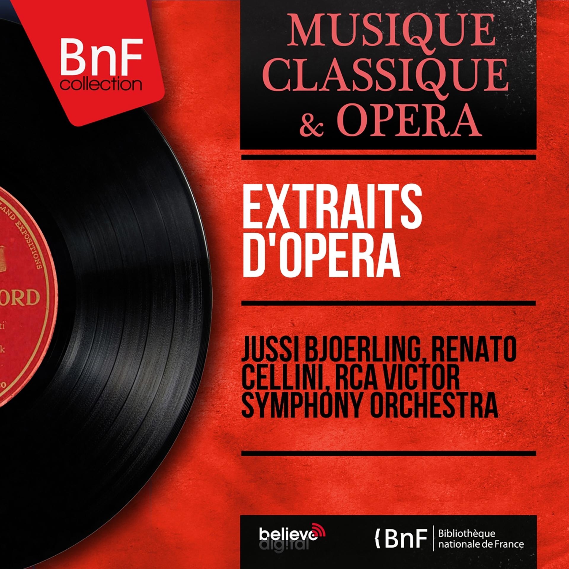 Постер альбома Extraits d'opéra (Mono Version)