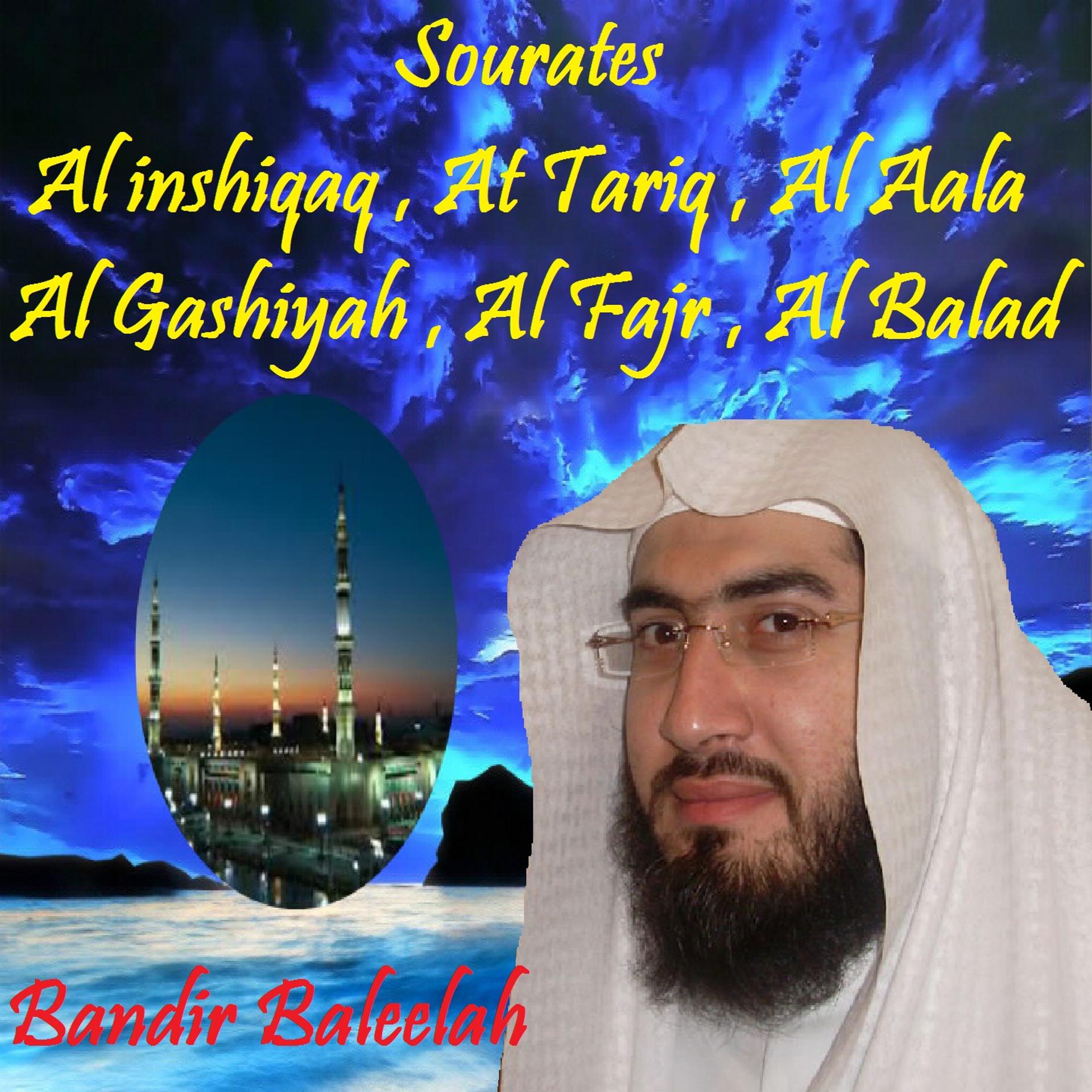 Постер альбома Sourates Al inshiqaq , At Tariq , Al Aala , Al Gashiyah , Al Fajr , Al Balad