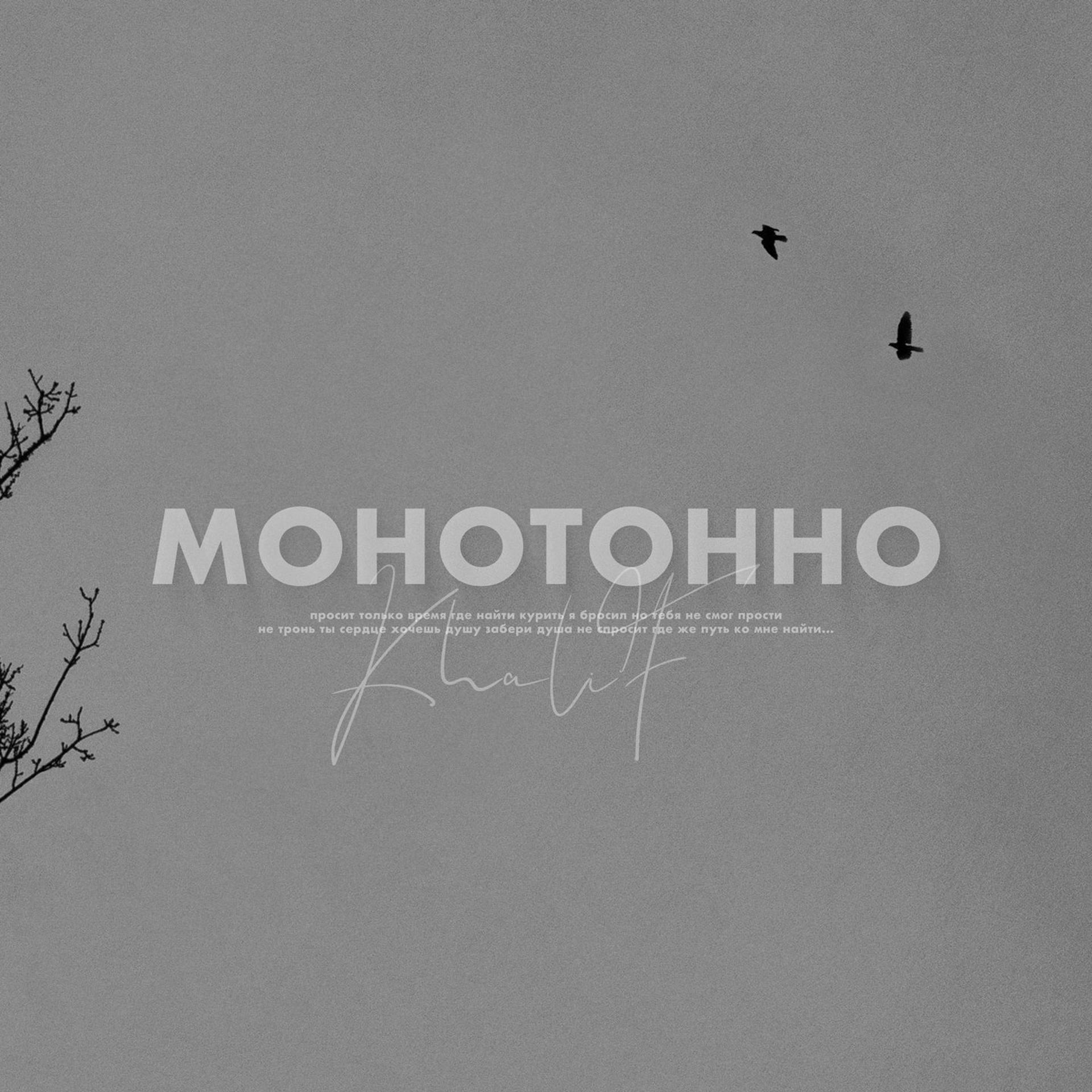 Постер альбома Монотонно