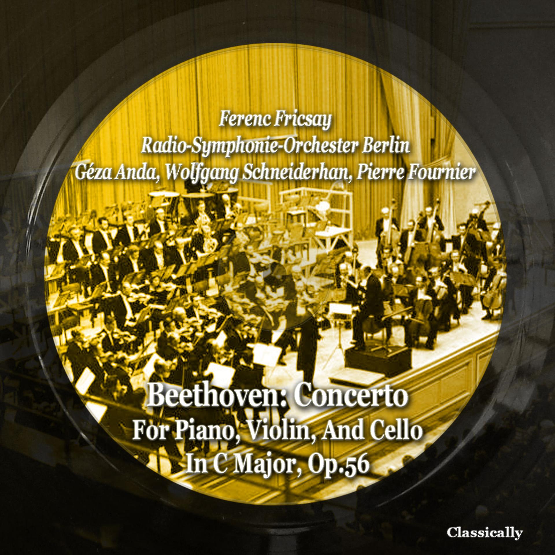 Постер альбома Beethoven: Concerto for Piano, Violin, and Cello in C Major, Op.56
