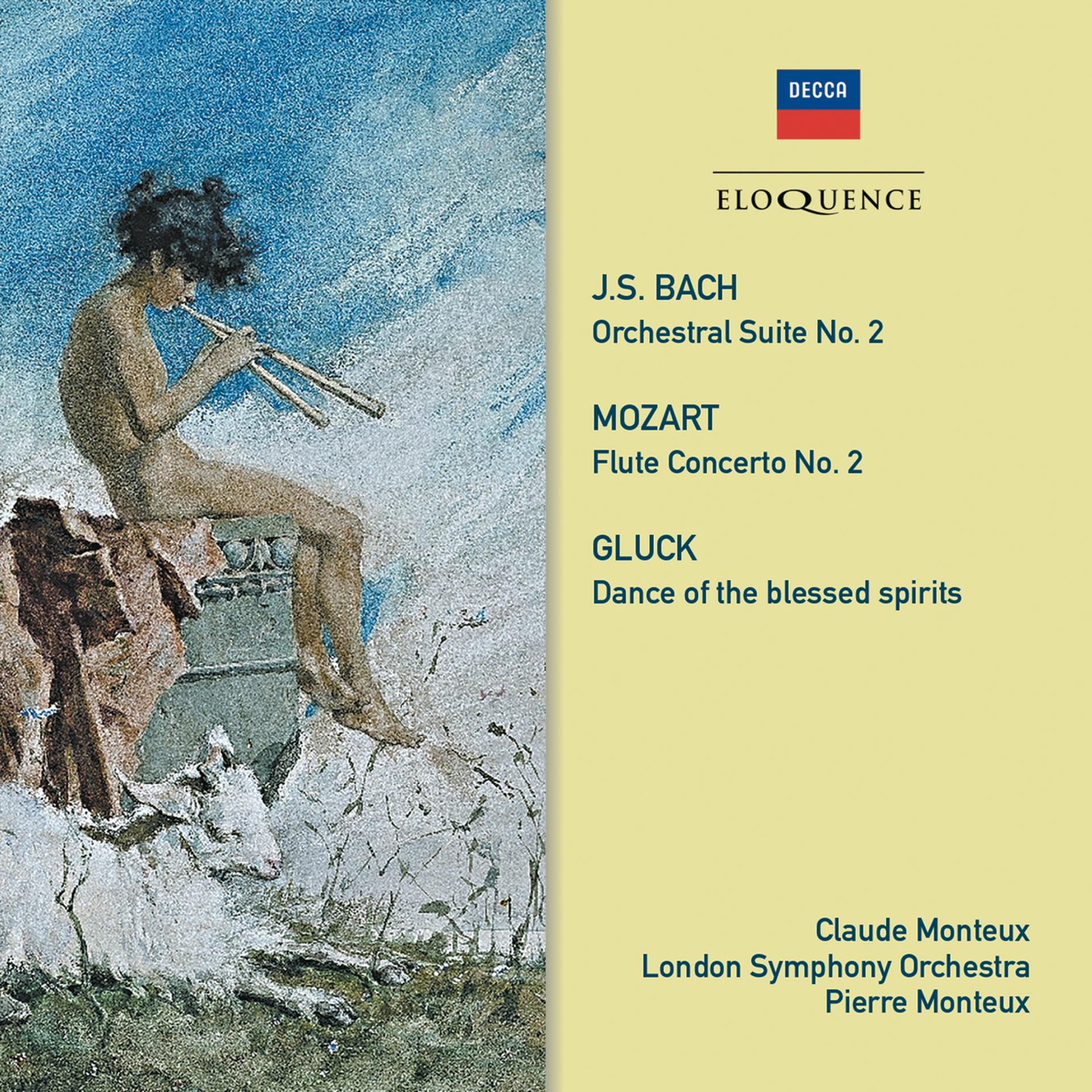 Постер альбома Bach, Gluck, Mozart: Music For Flute & Orchestra