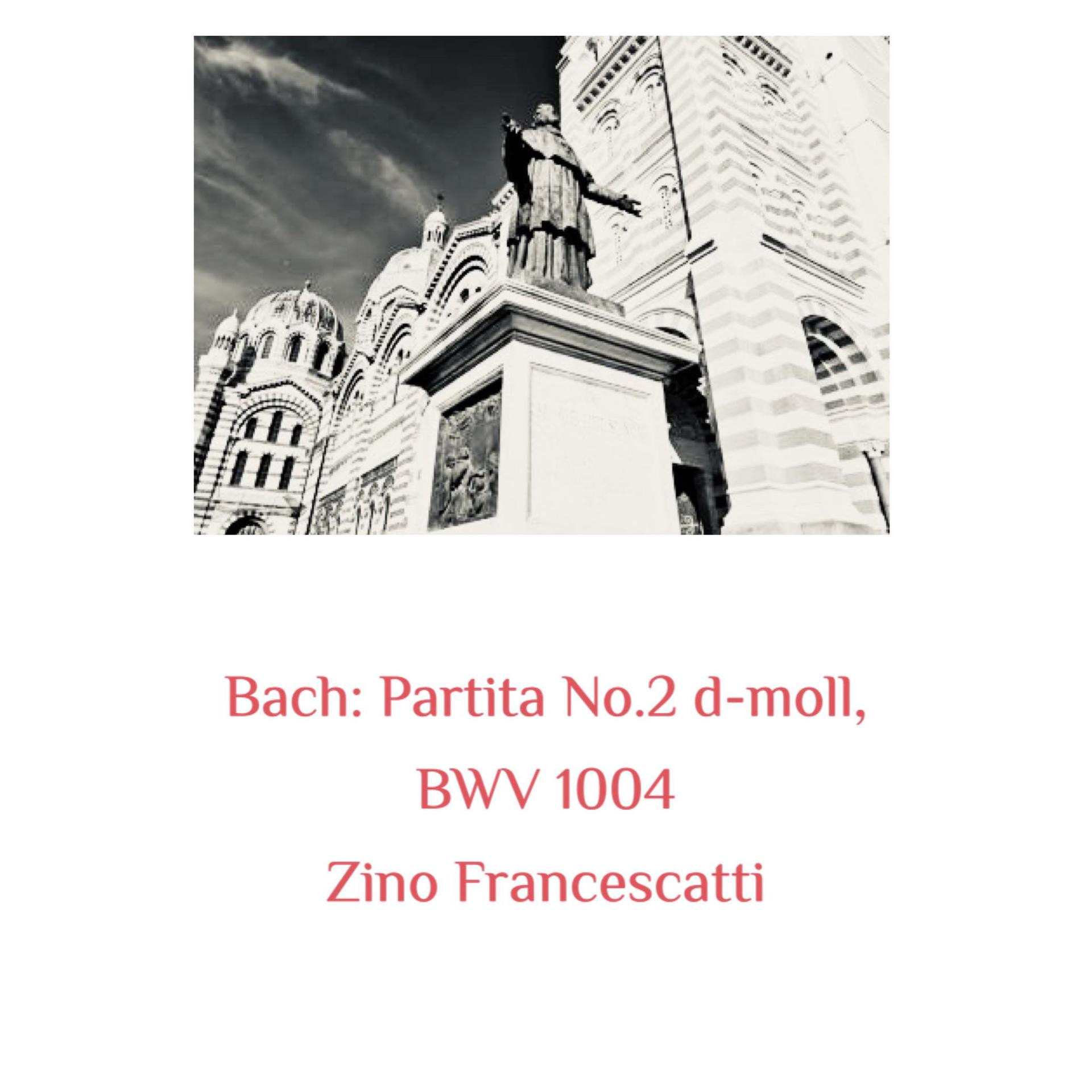 Постер альбома Bach: Partita No.2 D-Moll, BWV 1004