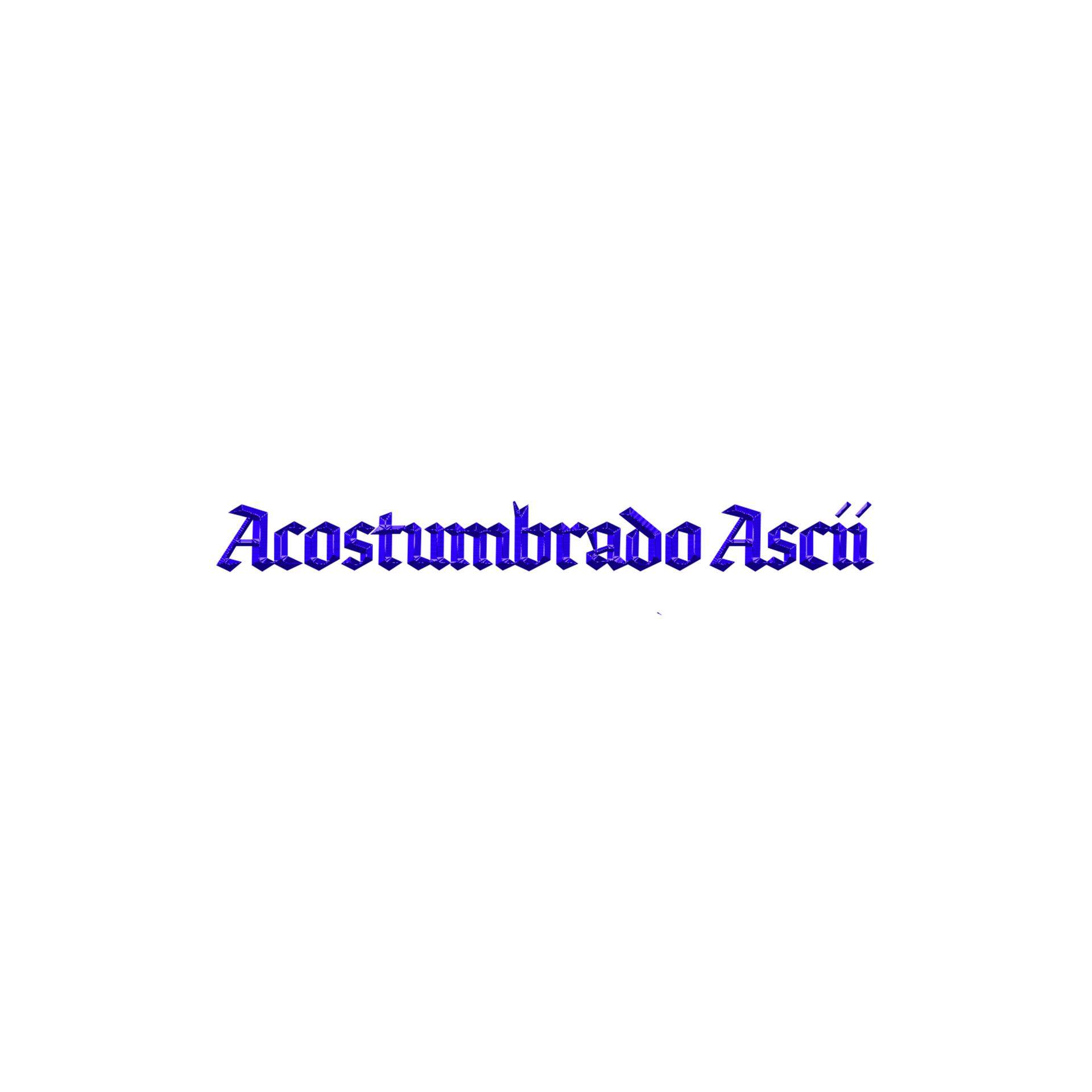 Постер альбома Acostumbrado Ascii