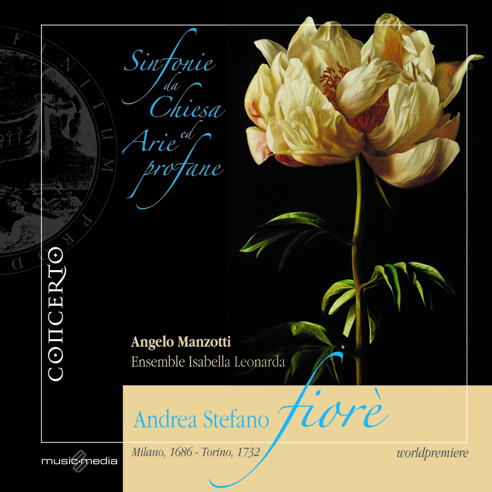 Постер альбома Fiorè: Sinfonie da Chiesa ed Arie profane
