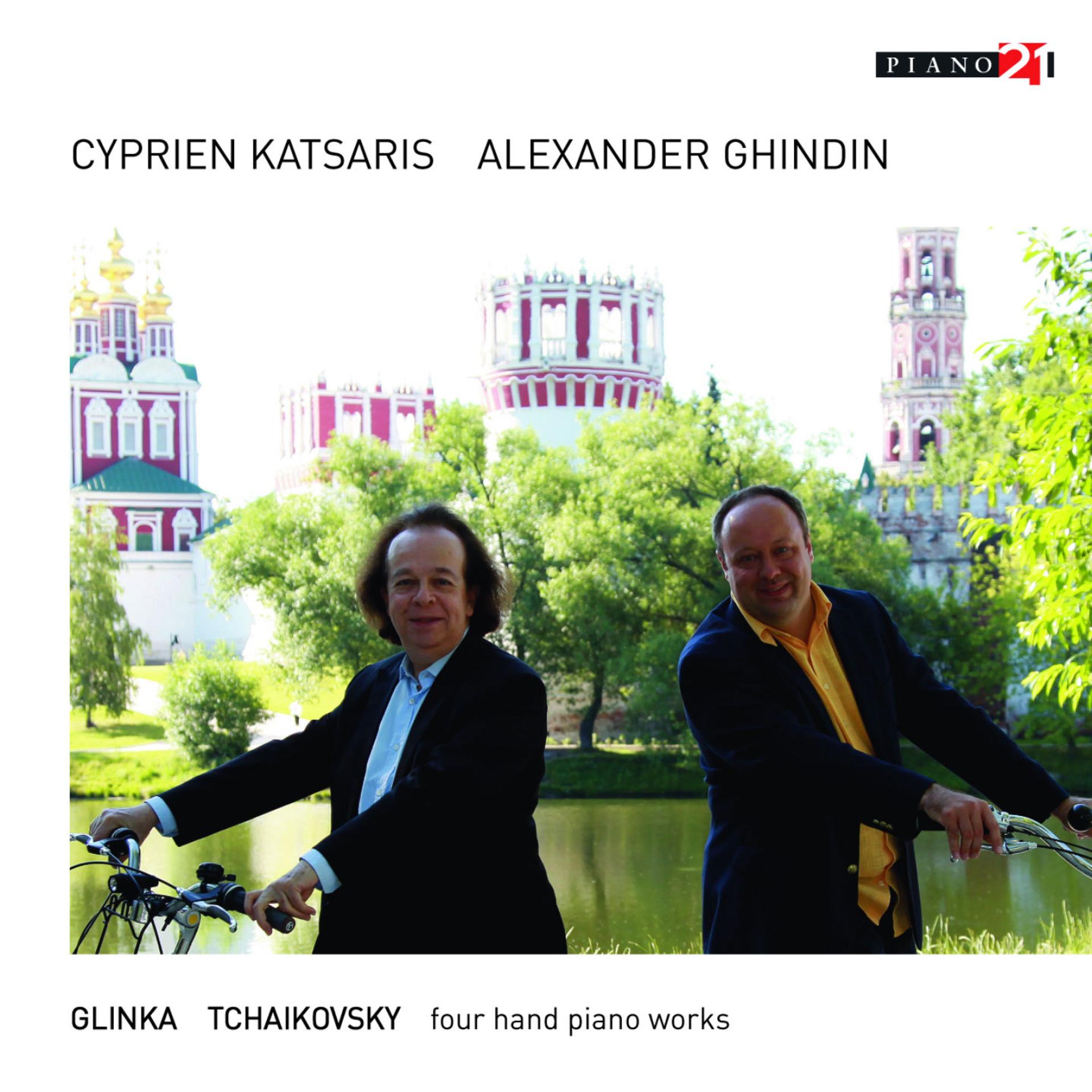 Постер альбома Russian Piano Music for Four Hands: Glinka & Tchaikovsky