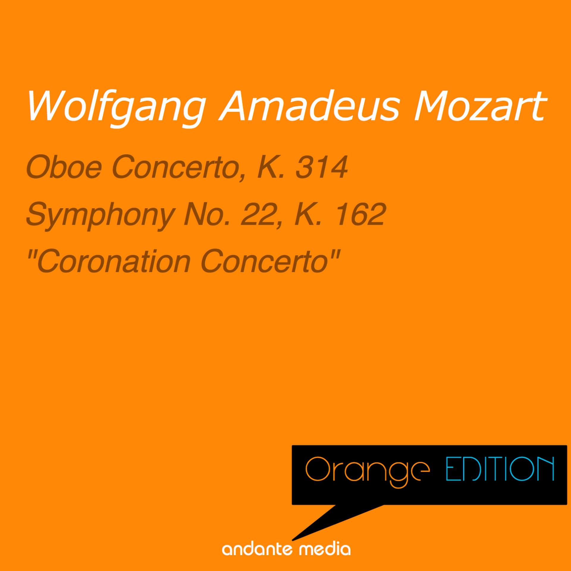 Постер альбома Orange Edition - Mozart: Oboe Concerto, K. 314