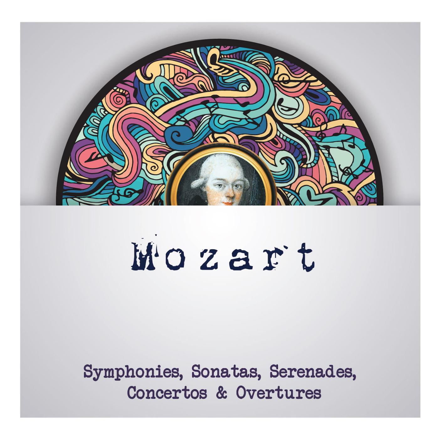 Постер альбома Mozart - Symphonies, Sonatas, Serenades, Concertos & Overtures