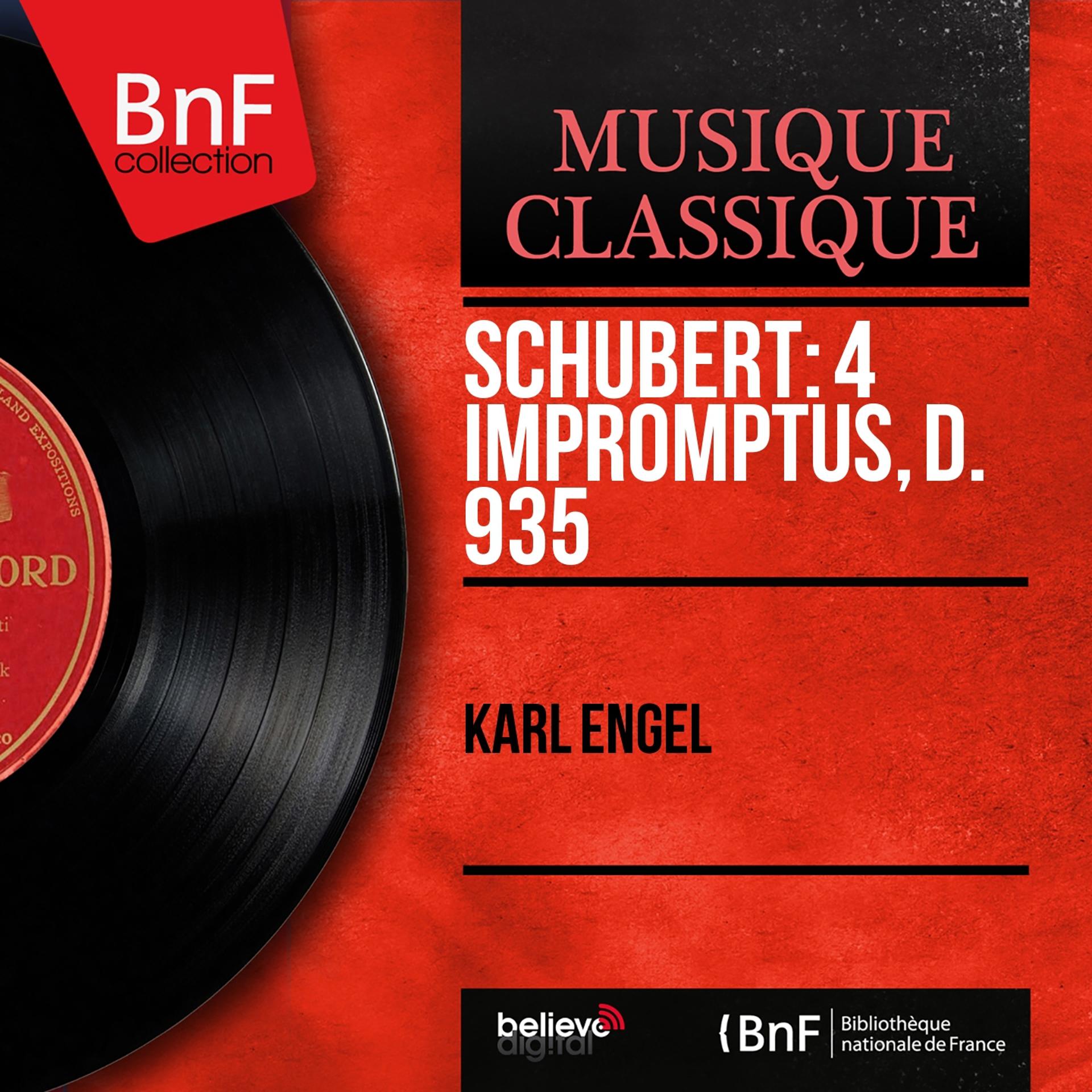 Постер альбома Schubert: 4 Impromptus, D. 935 (Mono Version)