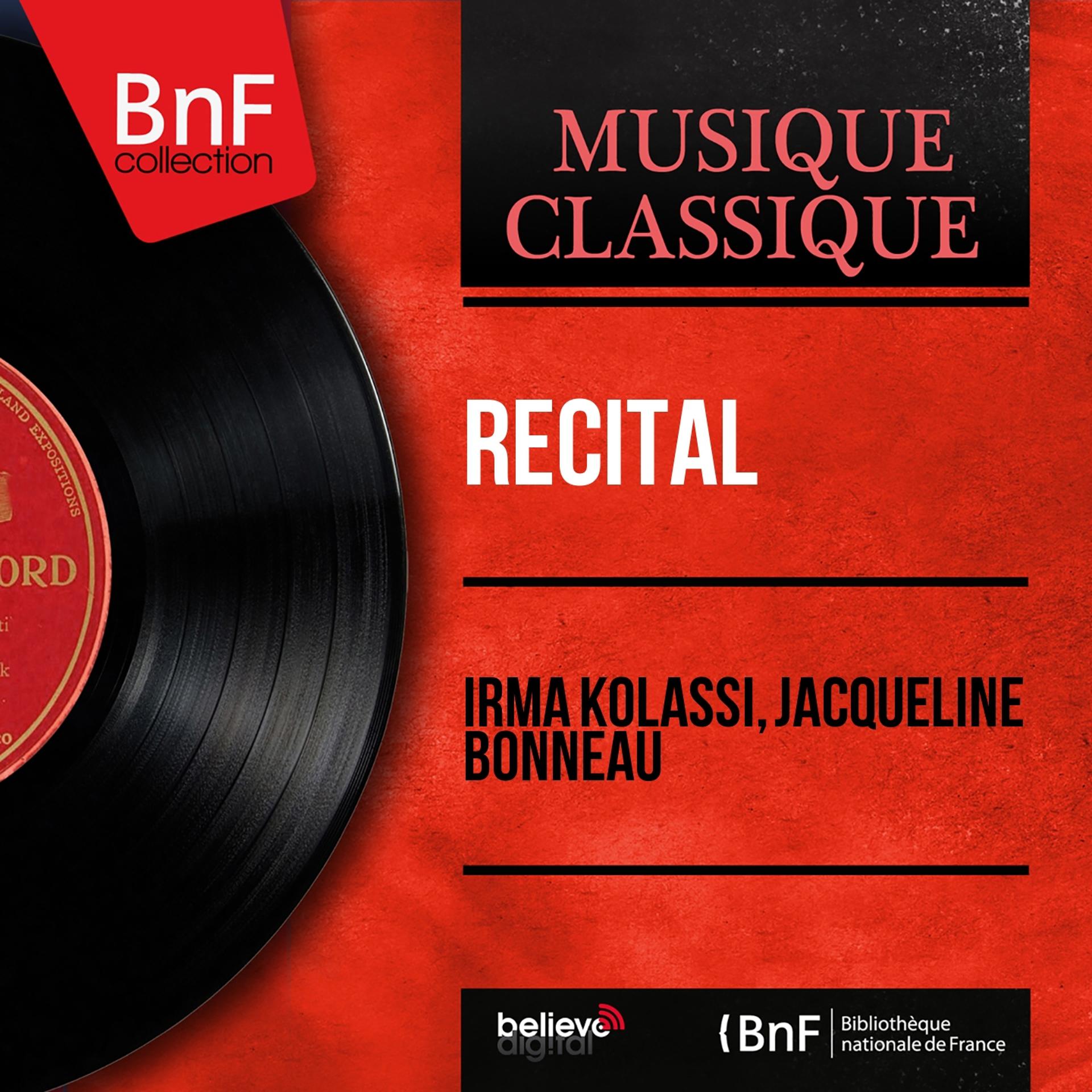 Постер альбома Récital (Mono Version)
