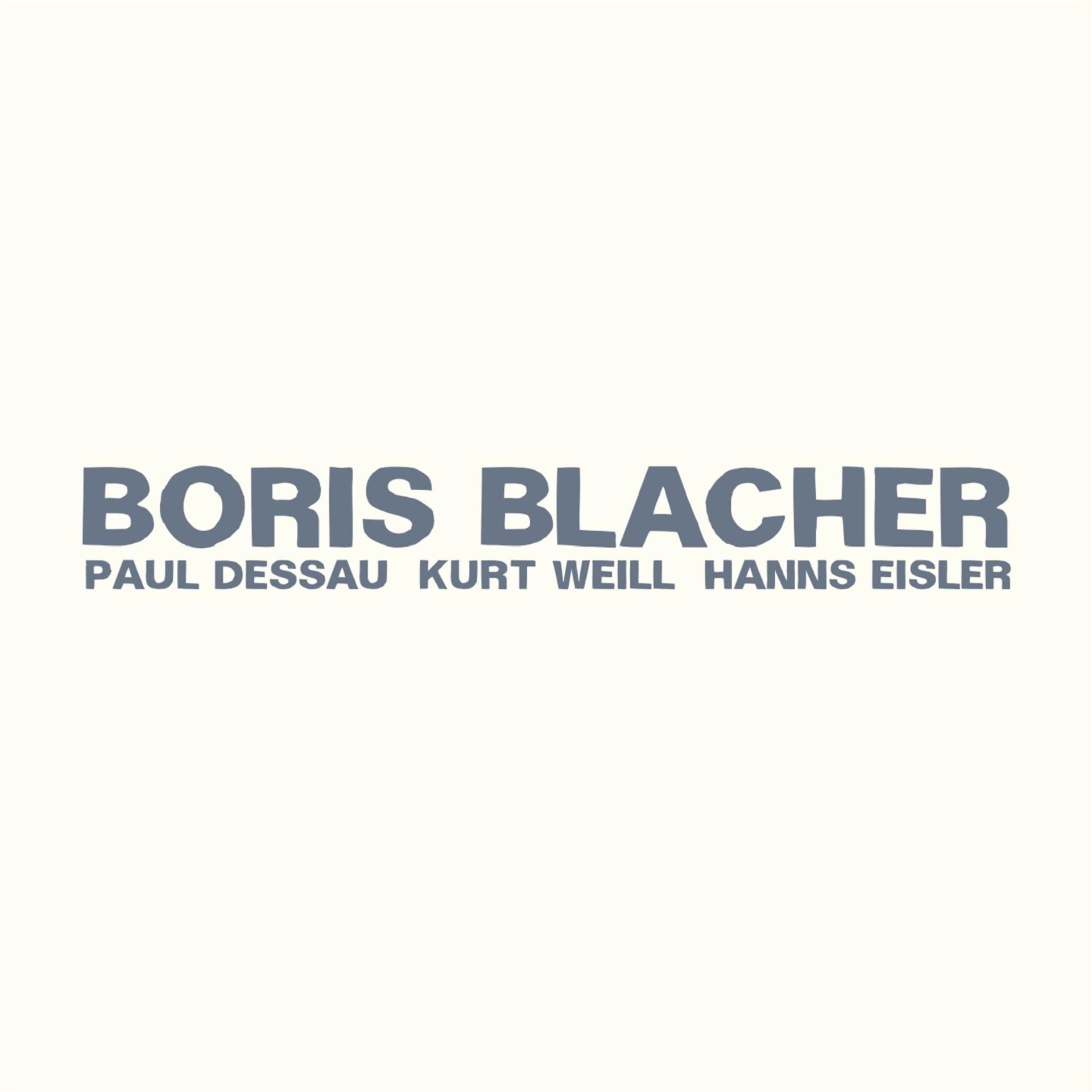 Постер альбома Blacher