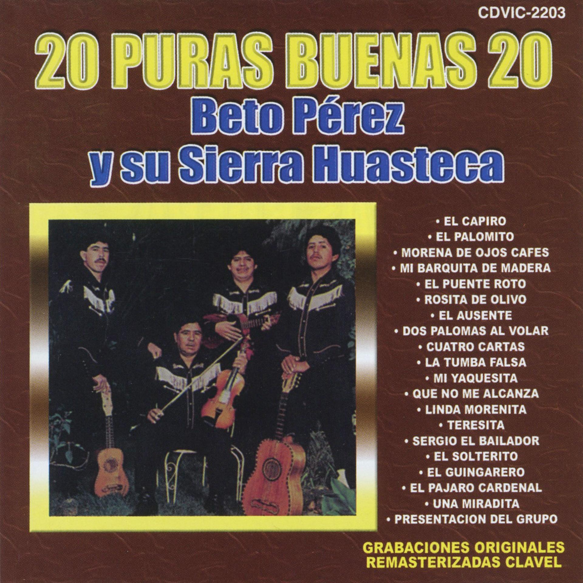 Постер альбома 20 Puras Buenas: Beto Perez y Su Sierra Huasteca (Remastered)