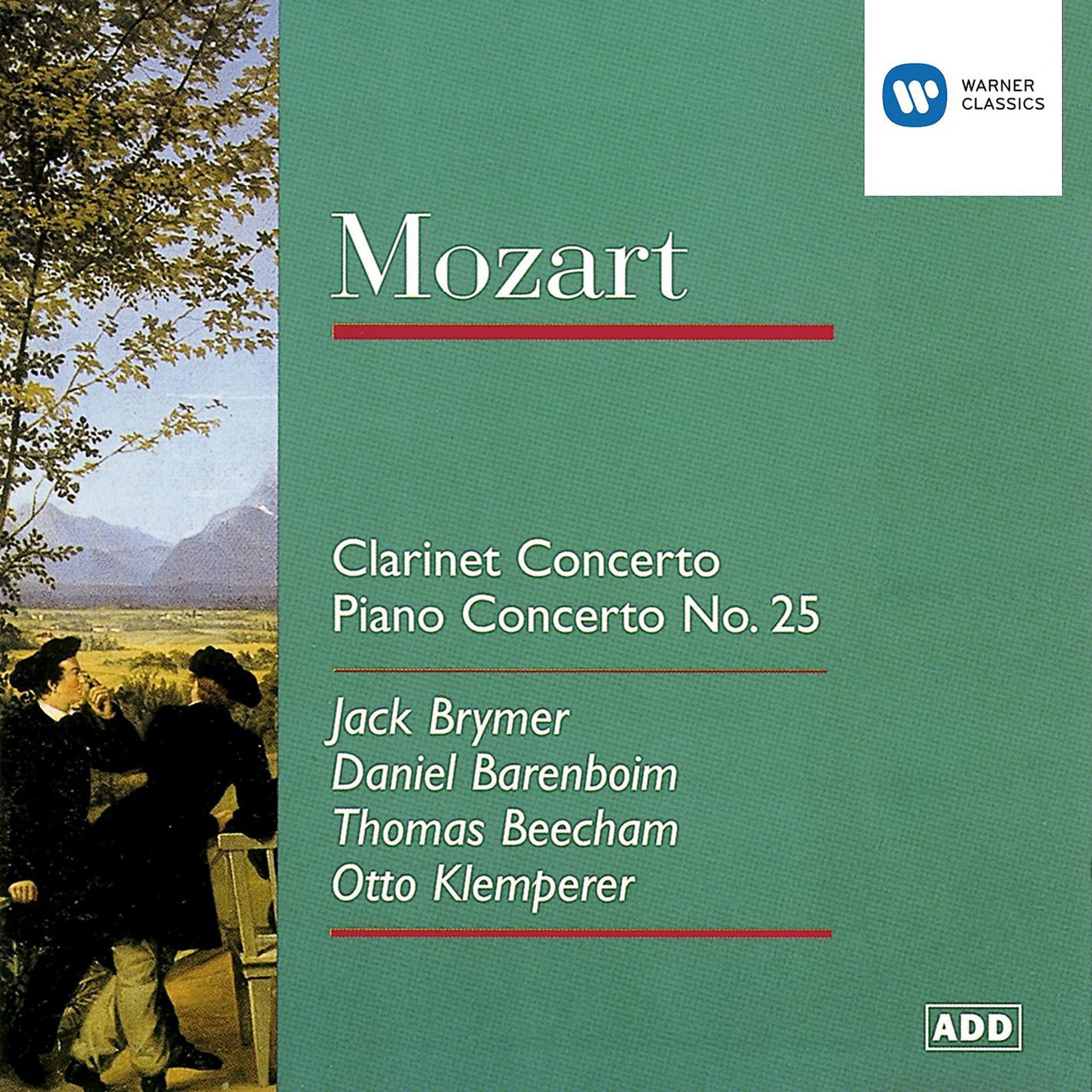 Постер альбома Mozart: Clarinet Concerto/Piano Concerto No. 25