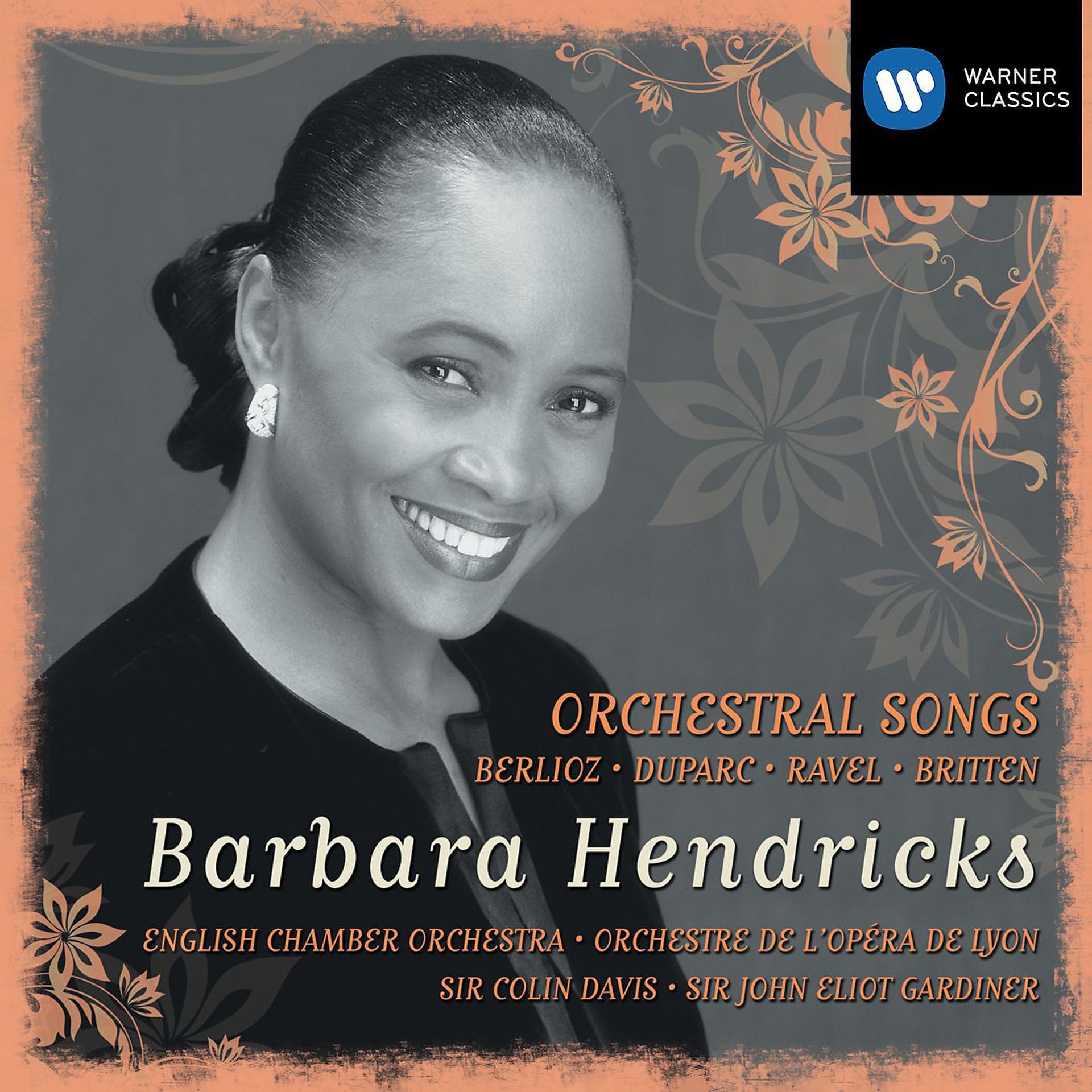 Постер альбома Barbara Hendricks sings Berlioz, Britten, Duparc & Ravel