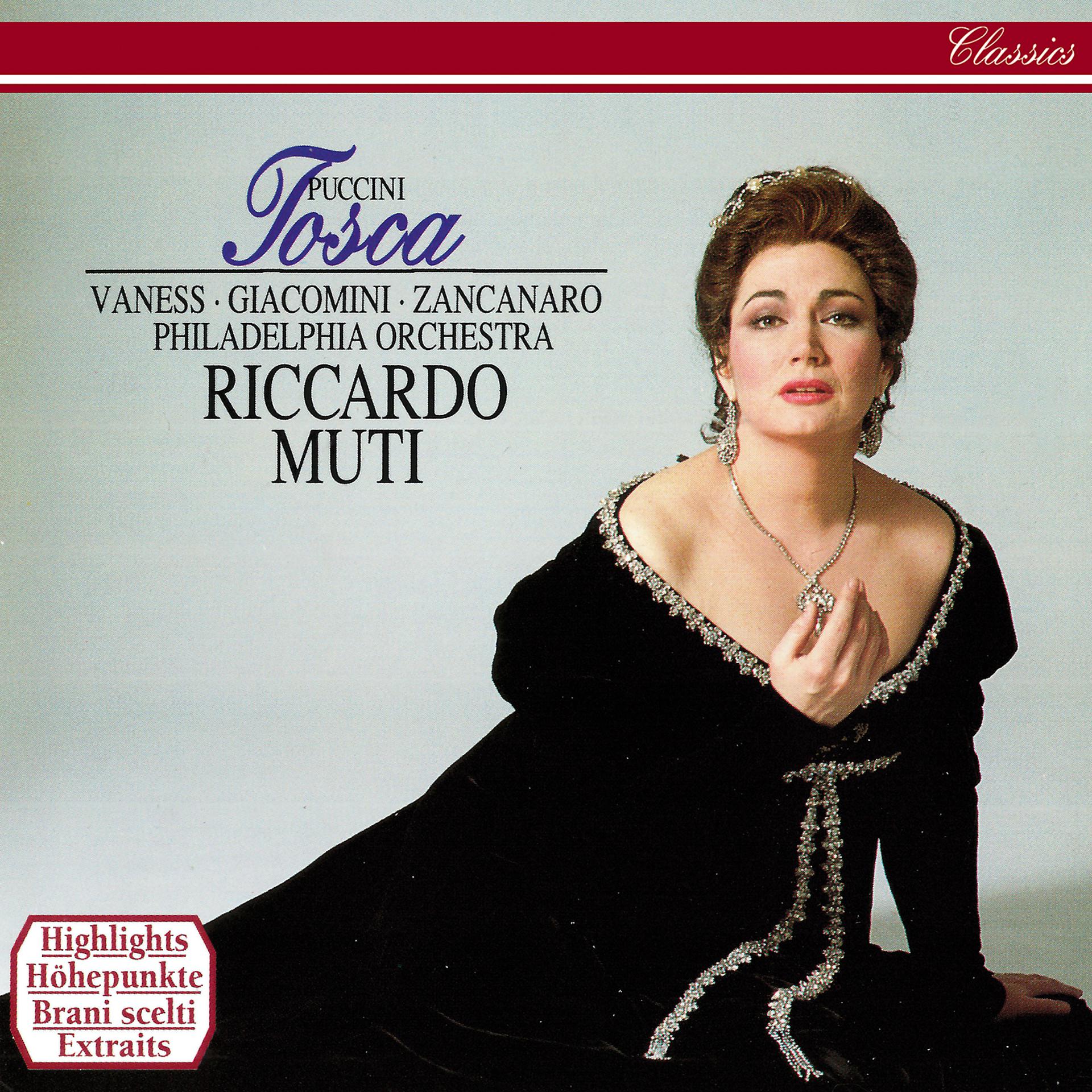 Постер альбома Puccini: Tosca (Highlights)