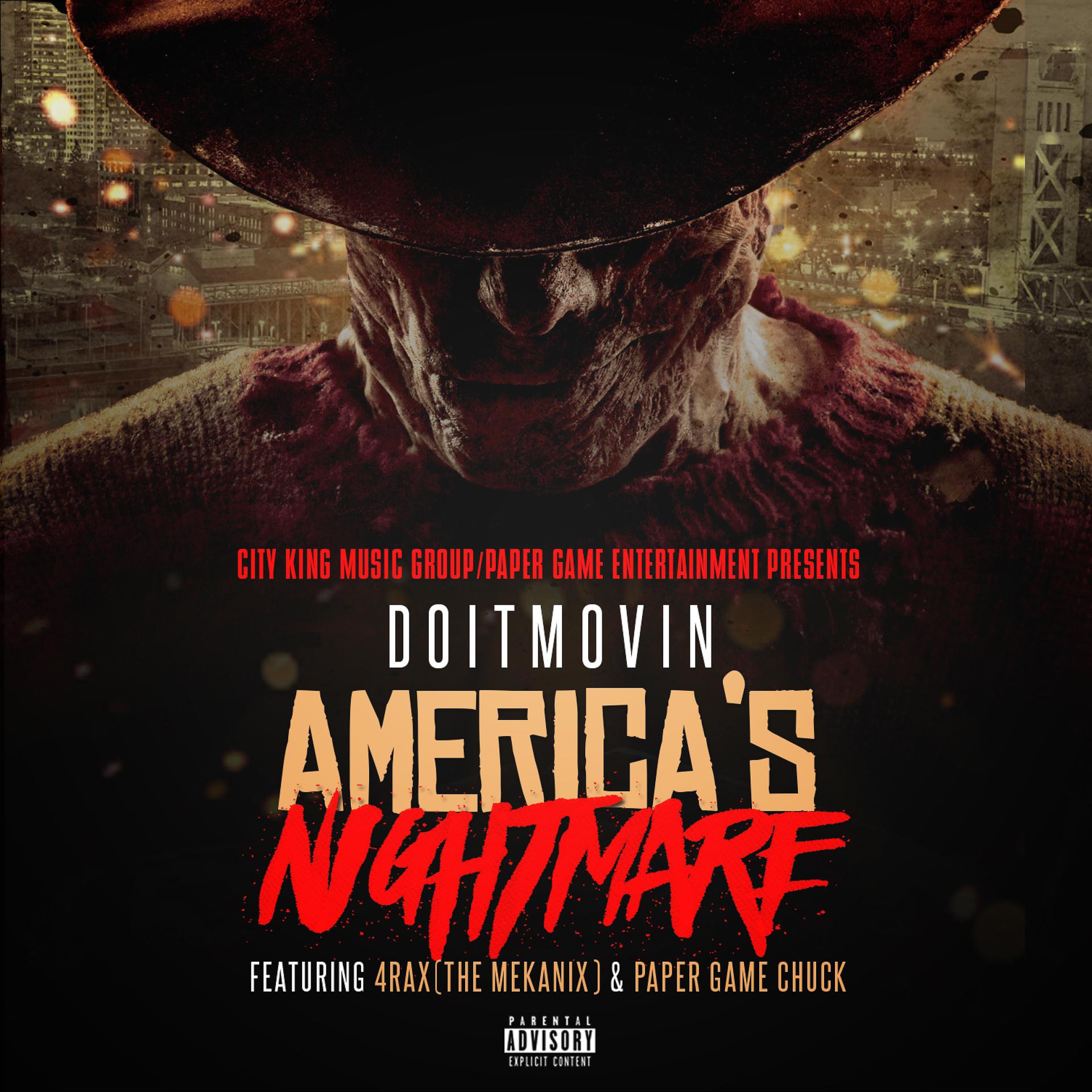 Постер альбома America's Nightmare (feat. 4rAx & Paper Gang Chuck) - Single