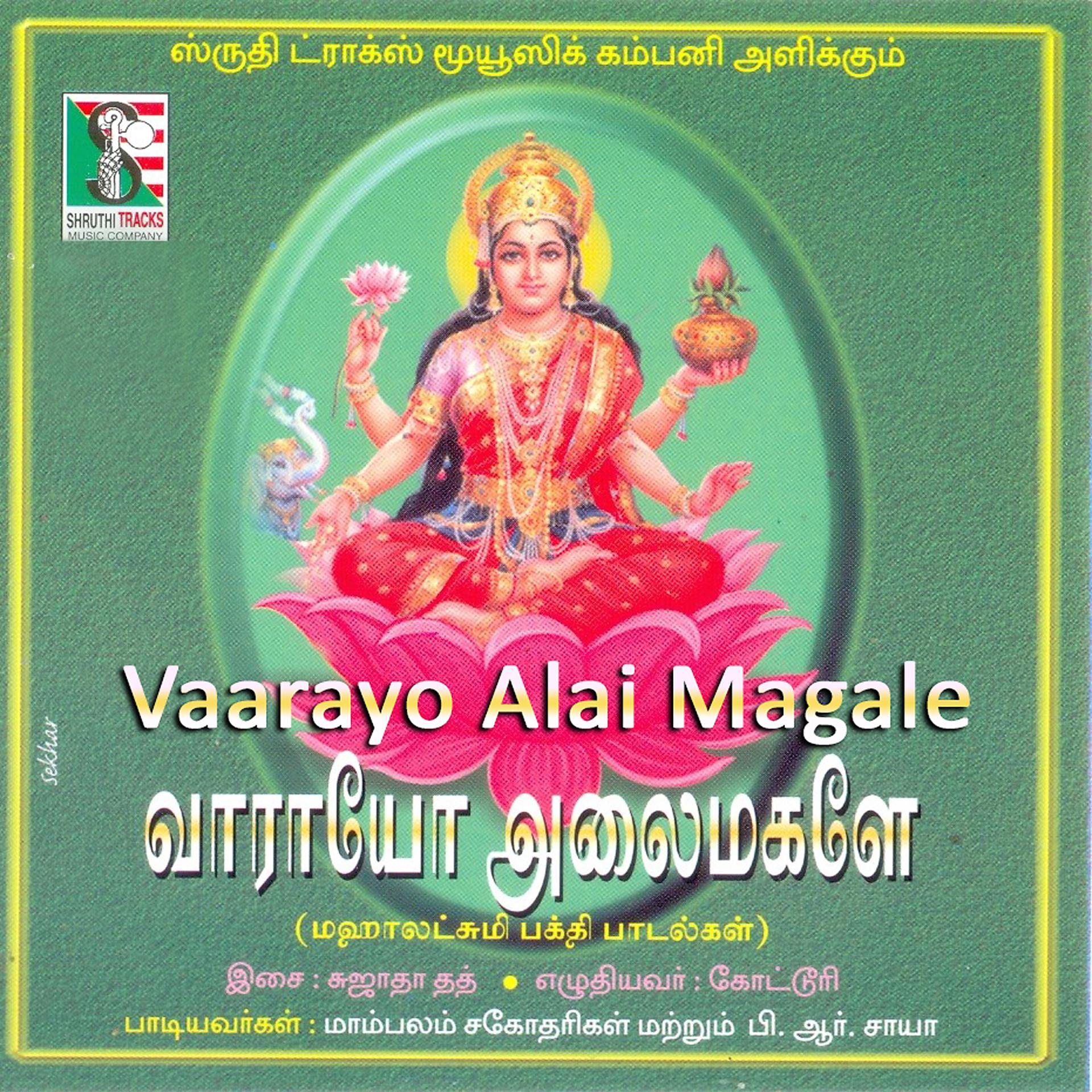 Постер альбома Vaarayo Alai Magale
