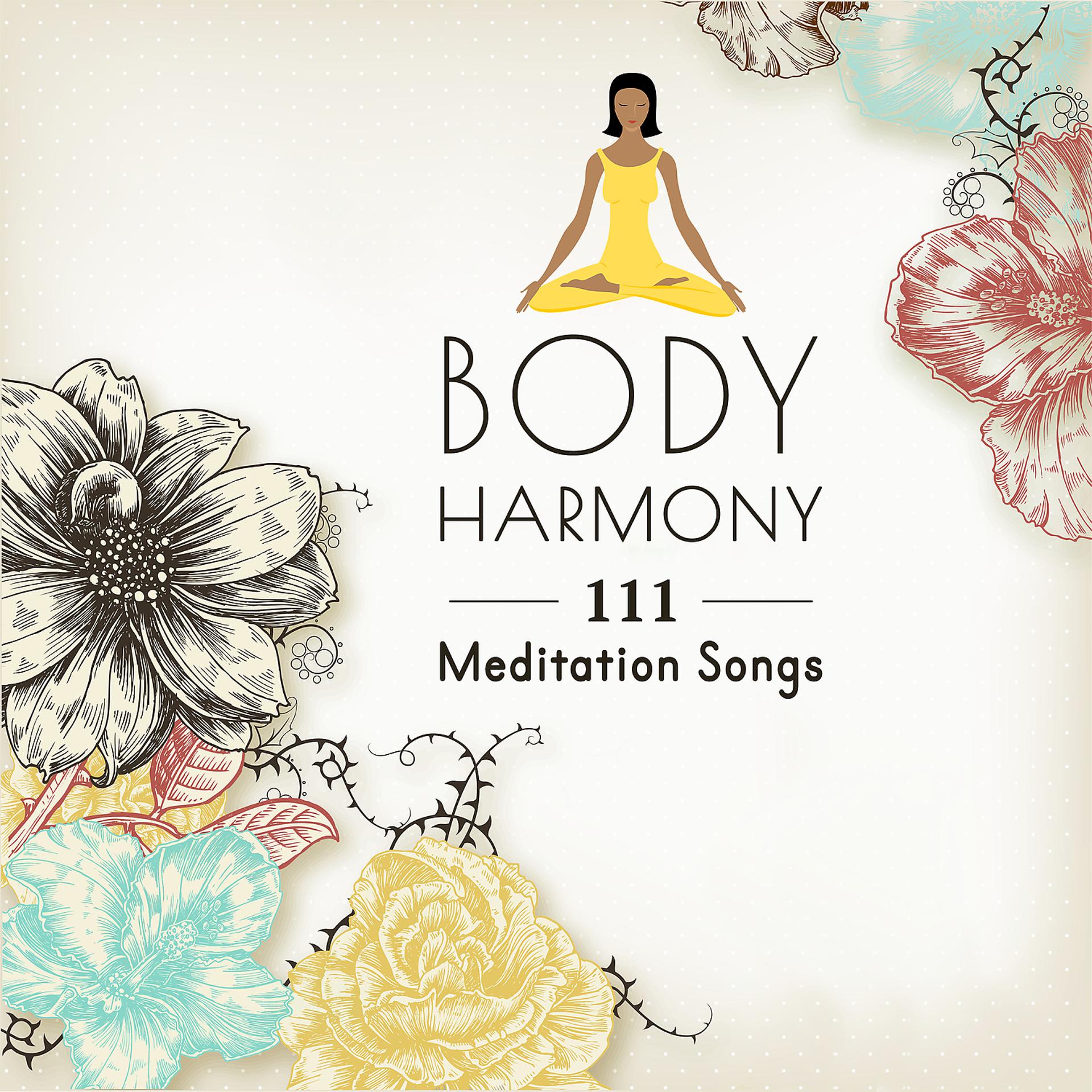 Постер альбома Body Harmony – 111 Meditation Songs: Calming Music for Relax, Yoga, Healing Massage, Chakra Stones, Sleep & Study, Total Relaxation Sound