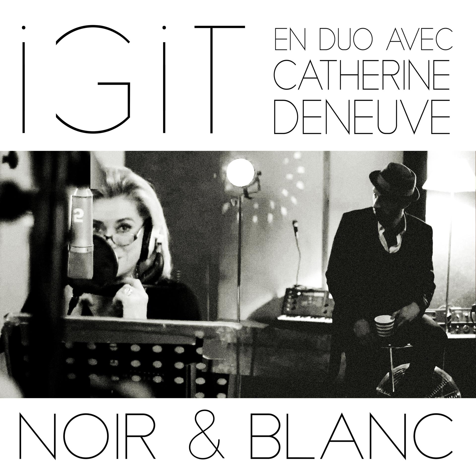 Постер альбома Noir et blanc (en duo avec Catherine Deneuve)