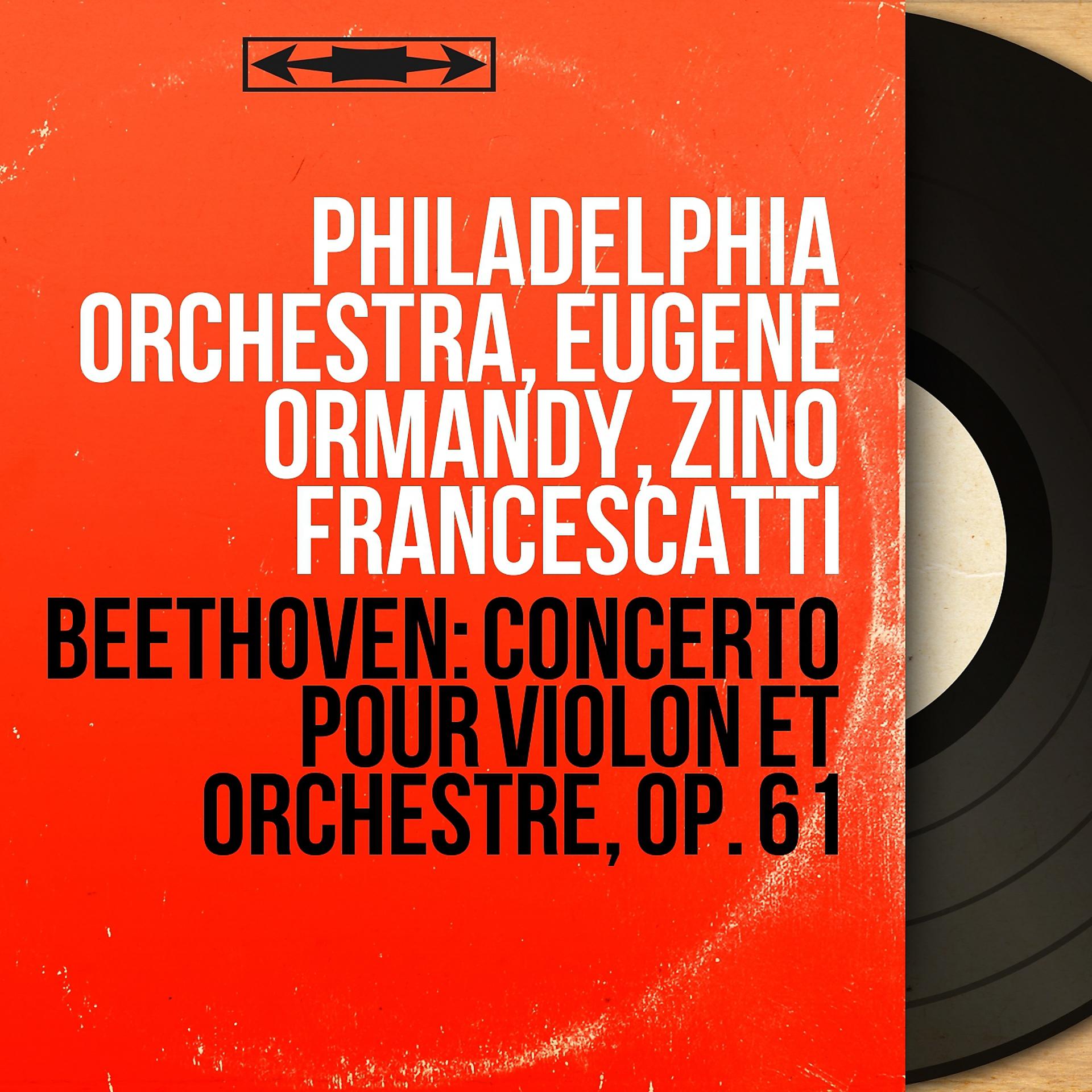 Постер альбома Beethoven: Concerto pour violon et orchestre, Op. 61