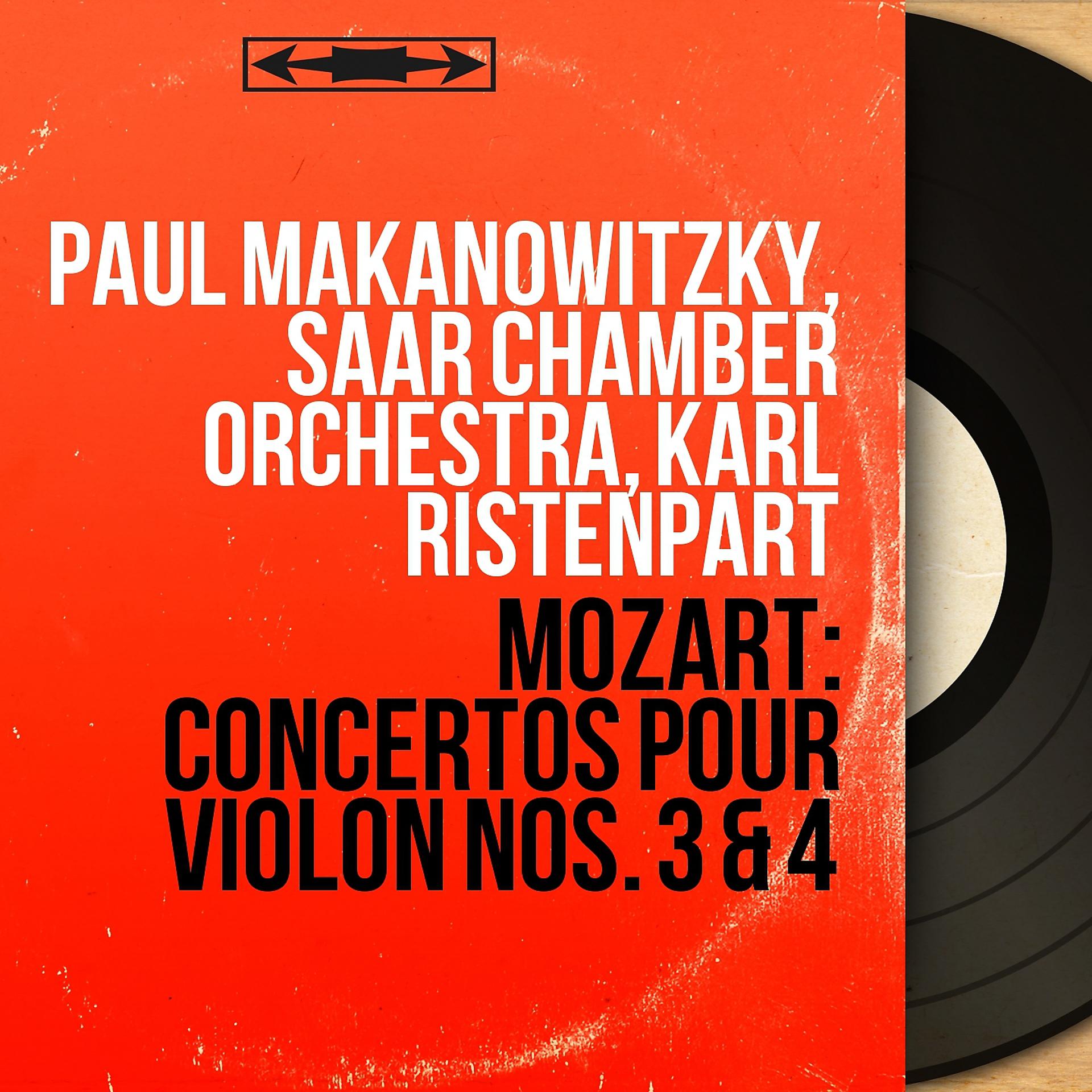 Постер альбома Mozart: Concertos pour violon Nos. 3 & 4