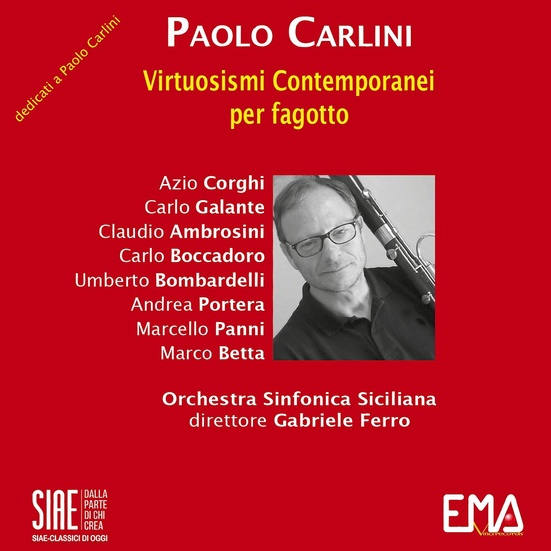 Постер альбома Paolo Carlini: Virtuosismi contemporanei per fagotto