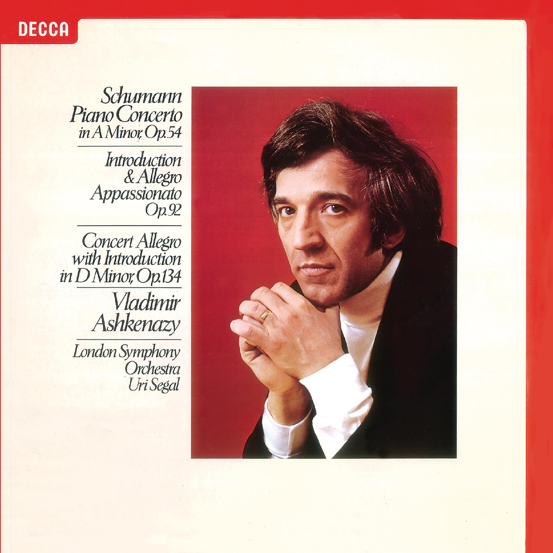 Постер альбома Schumann: Piano Concerto; Concert Allegro; Introduction & Allegro