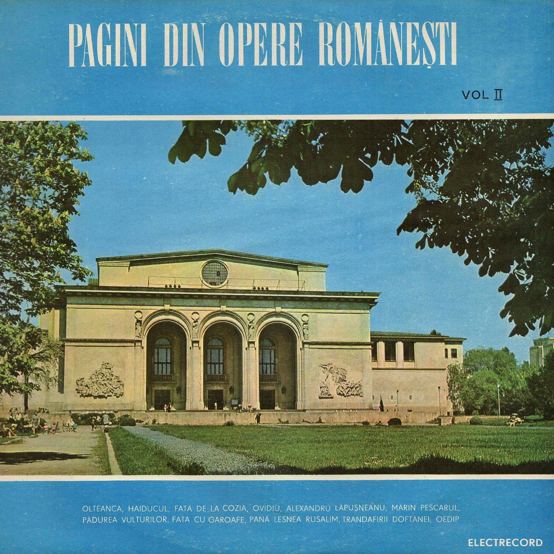 Постер альбома Pagini din opere românești, Vol. 2
