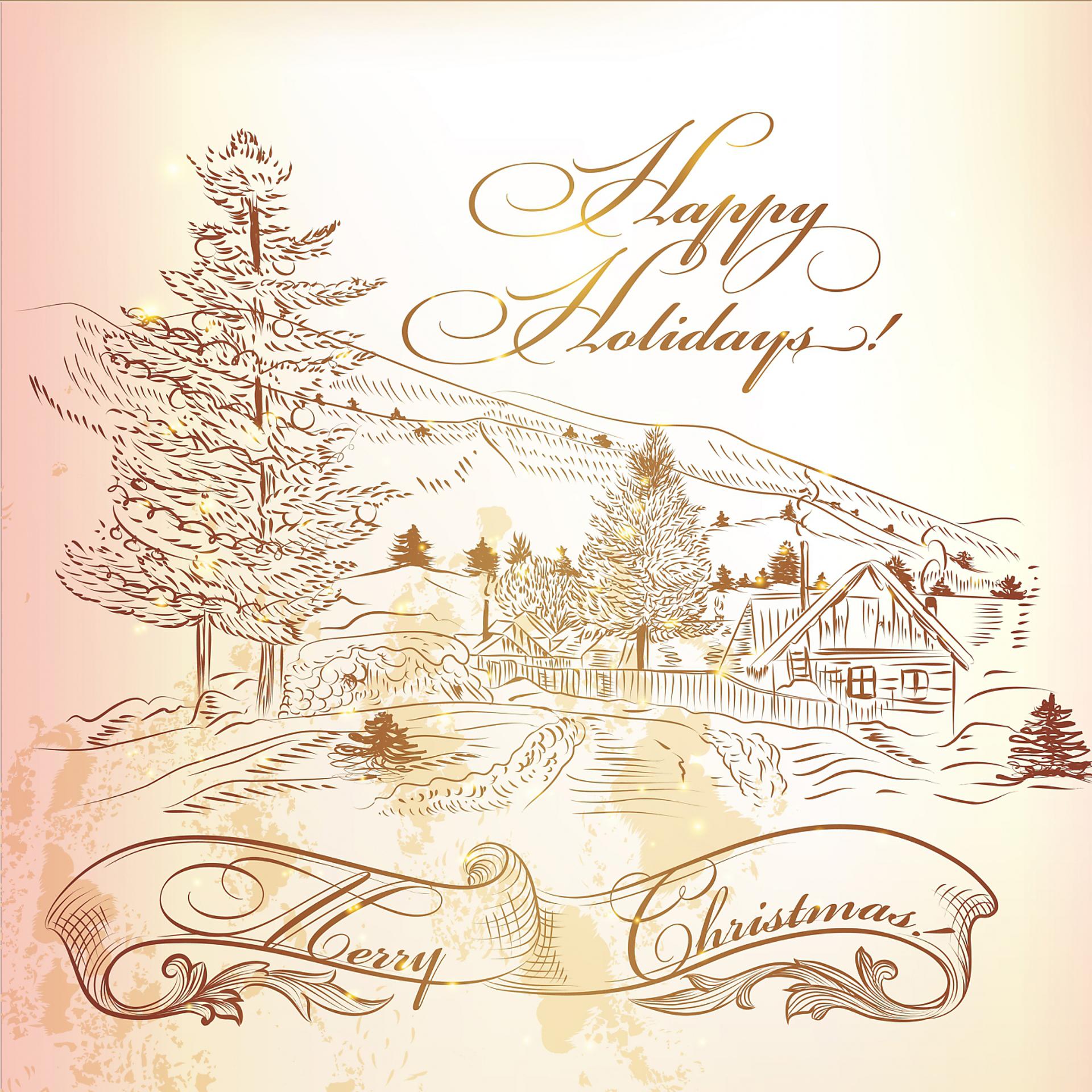 Постер альбома Happy Hiolidays Merry Christmas