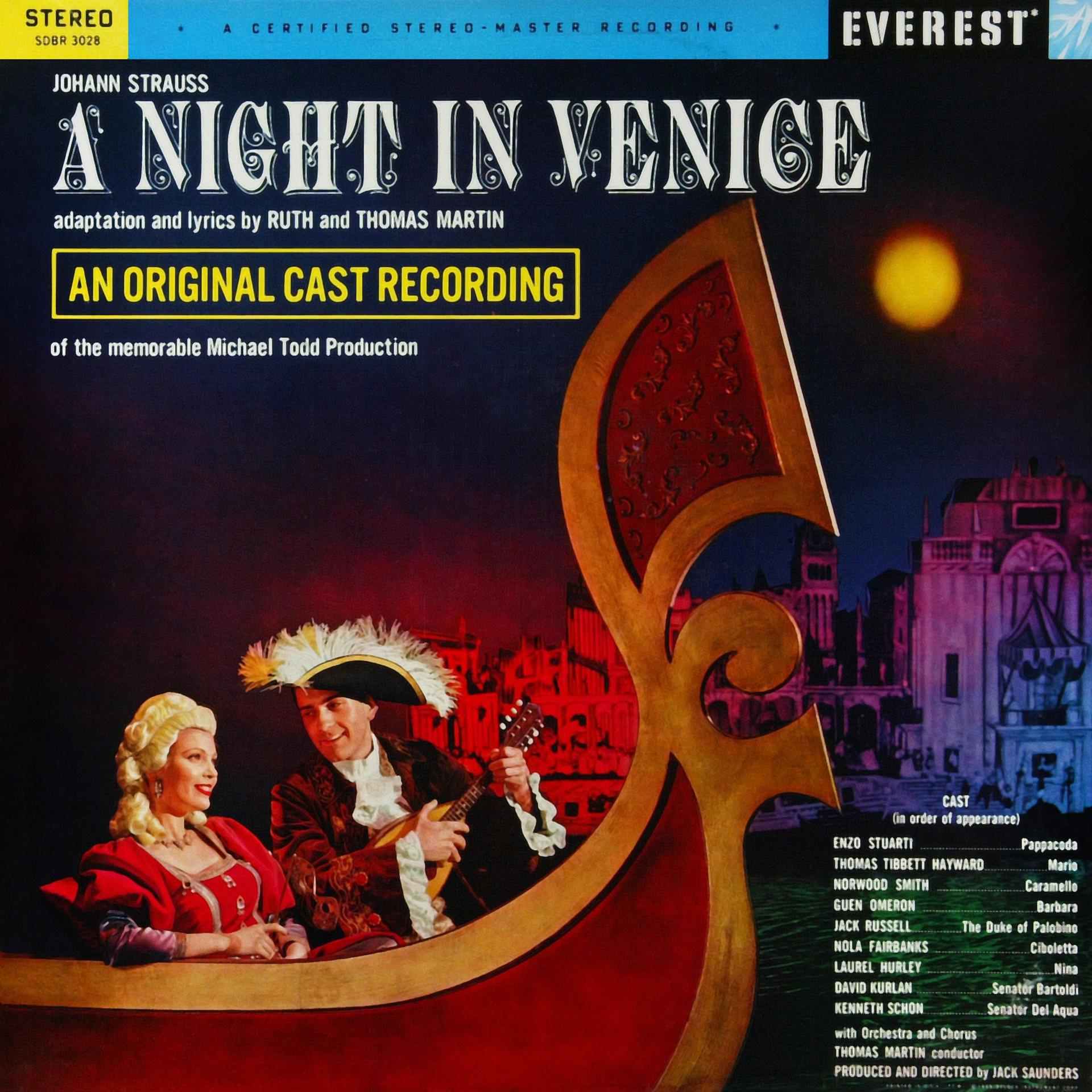 Постер альбома Strauss: A Night in Venice (Transferred from the Original Everest Records Master Tapes)