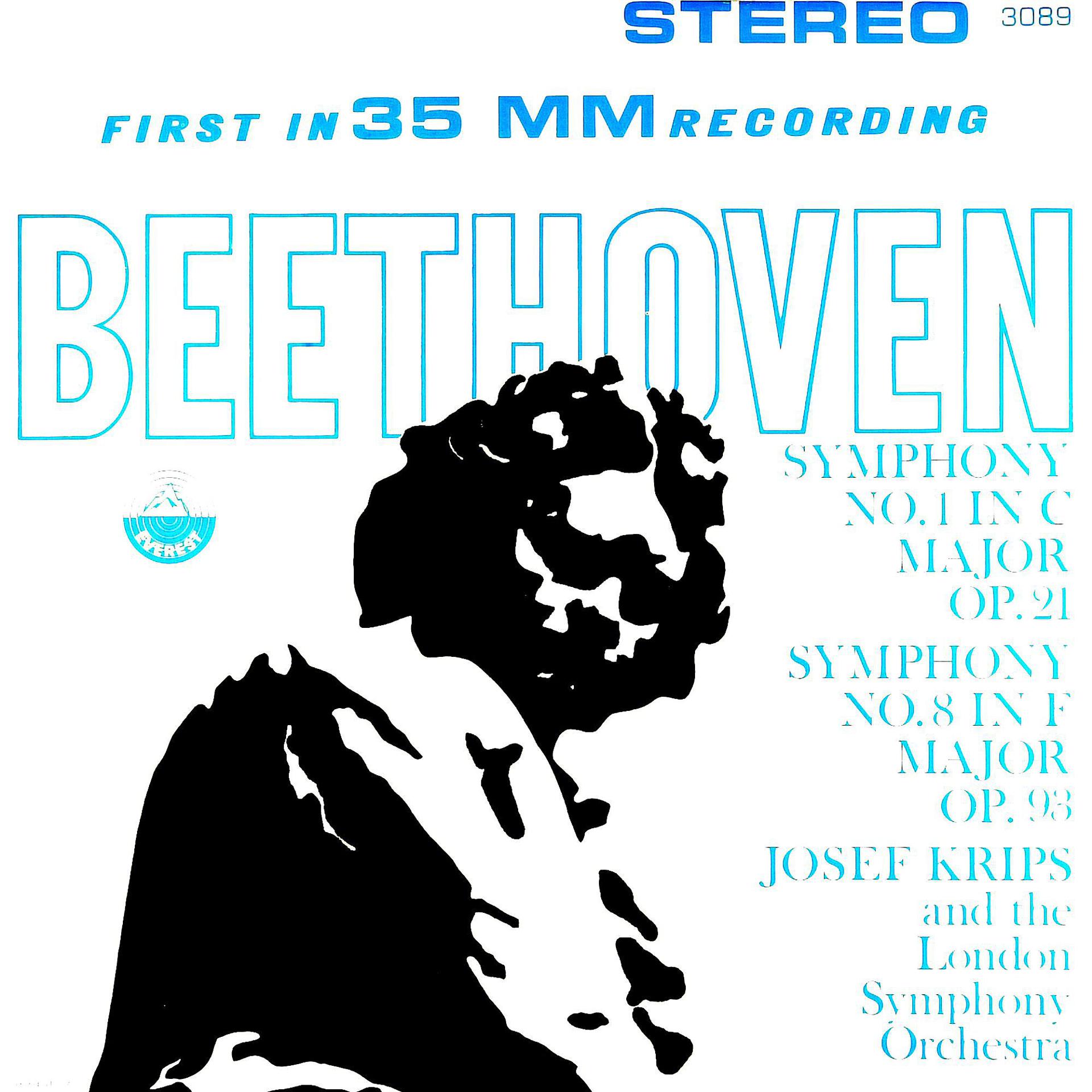 Постер альбома Beethoven: Symphonies No. 1 & 8 (Transferred from the Original Everest Records Master Tapes)
