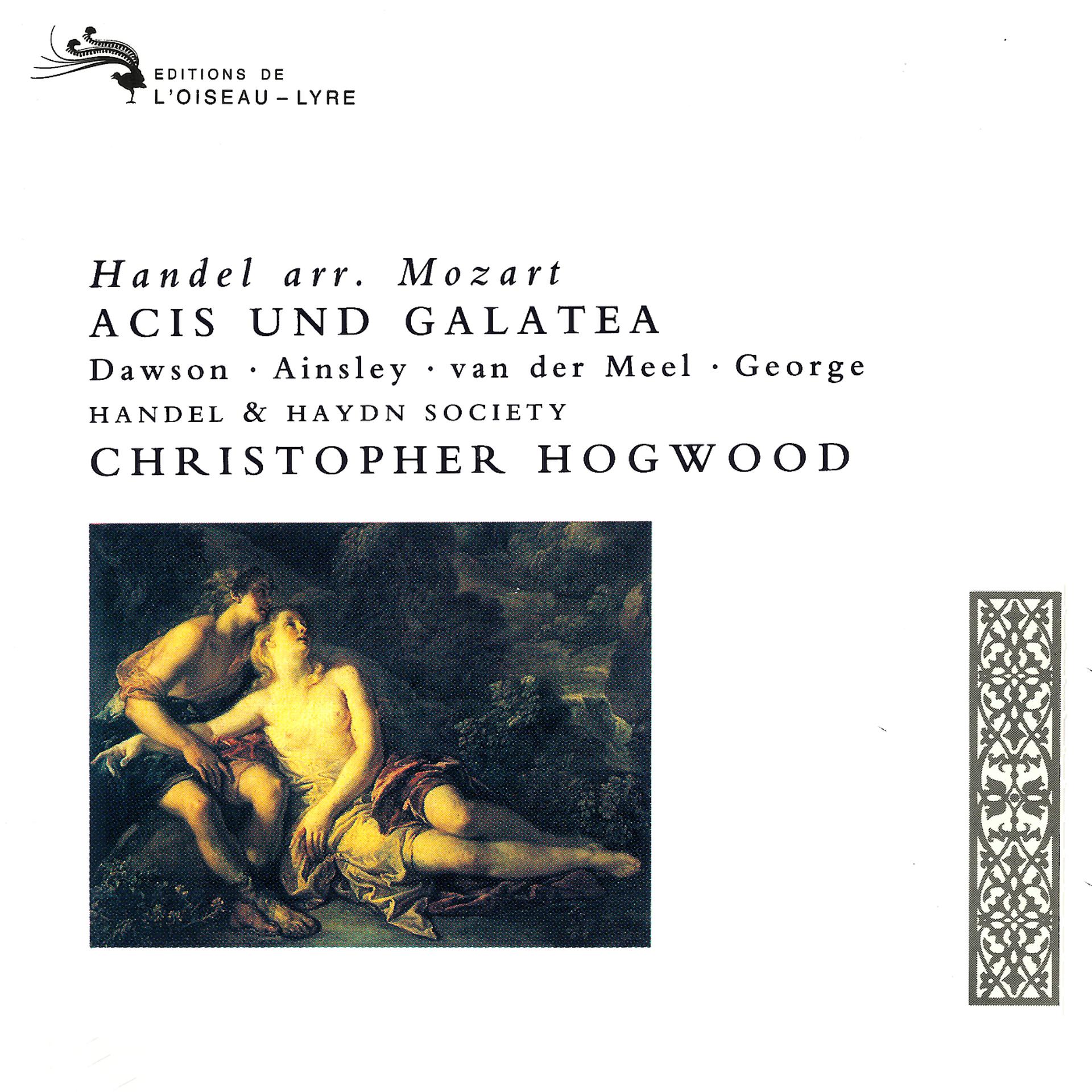 Постер альбома Handel: Acis und Galatea (Arr. Mozart)