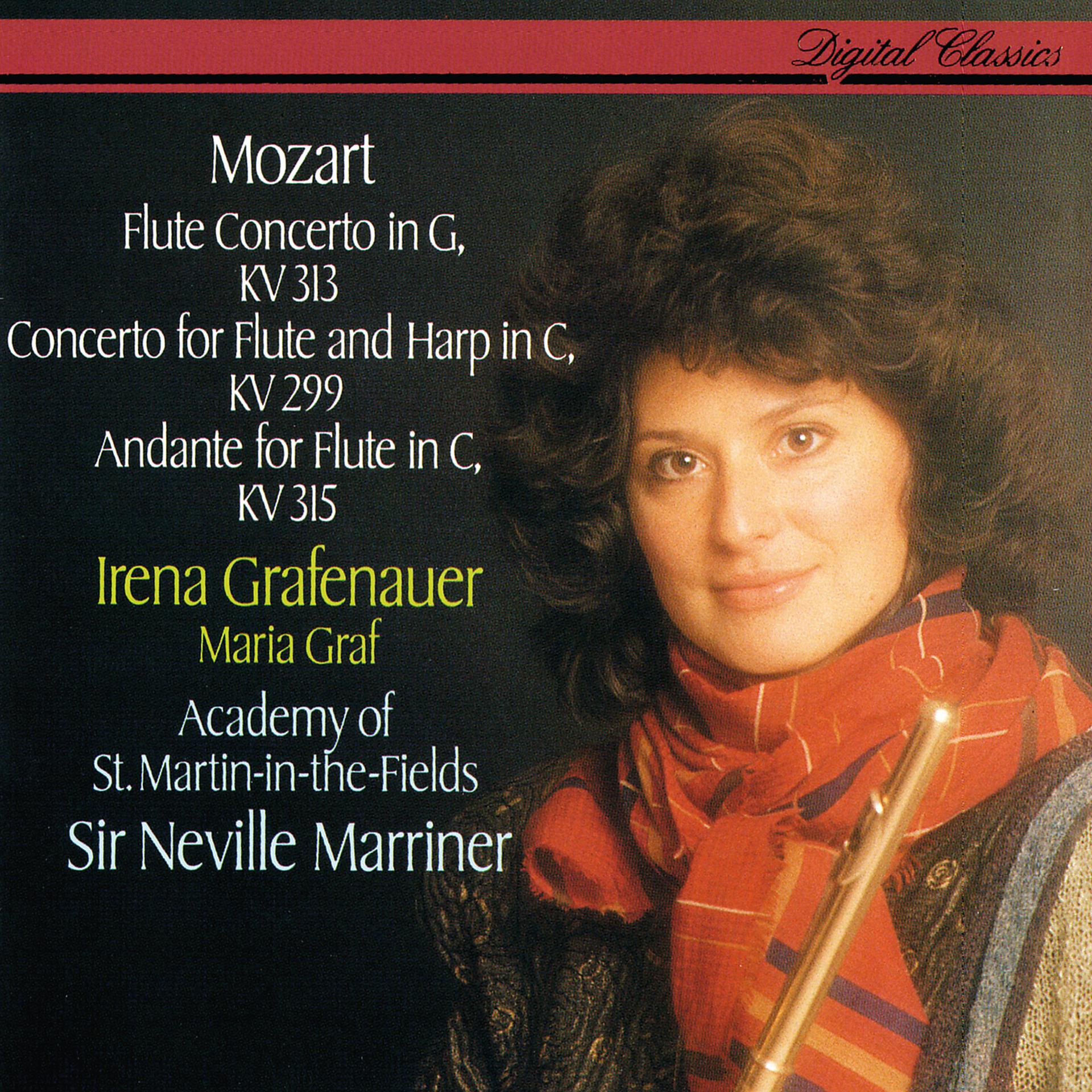 Постер альбома Mozart: Flute Concerto No. 1; Concerto For Flute & Harp