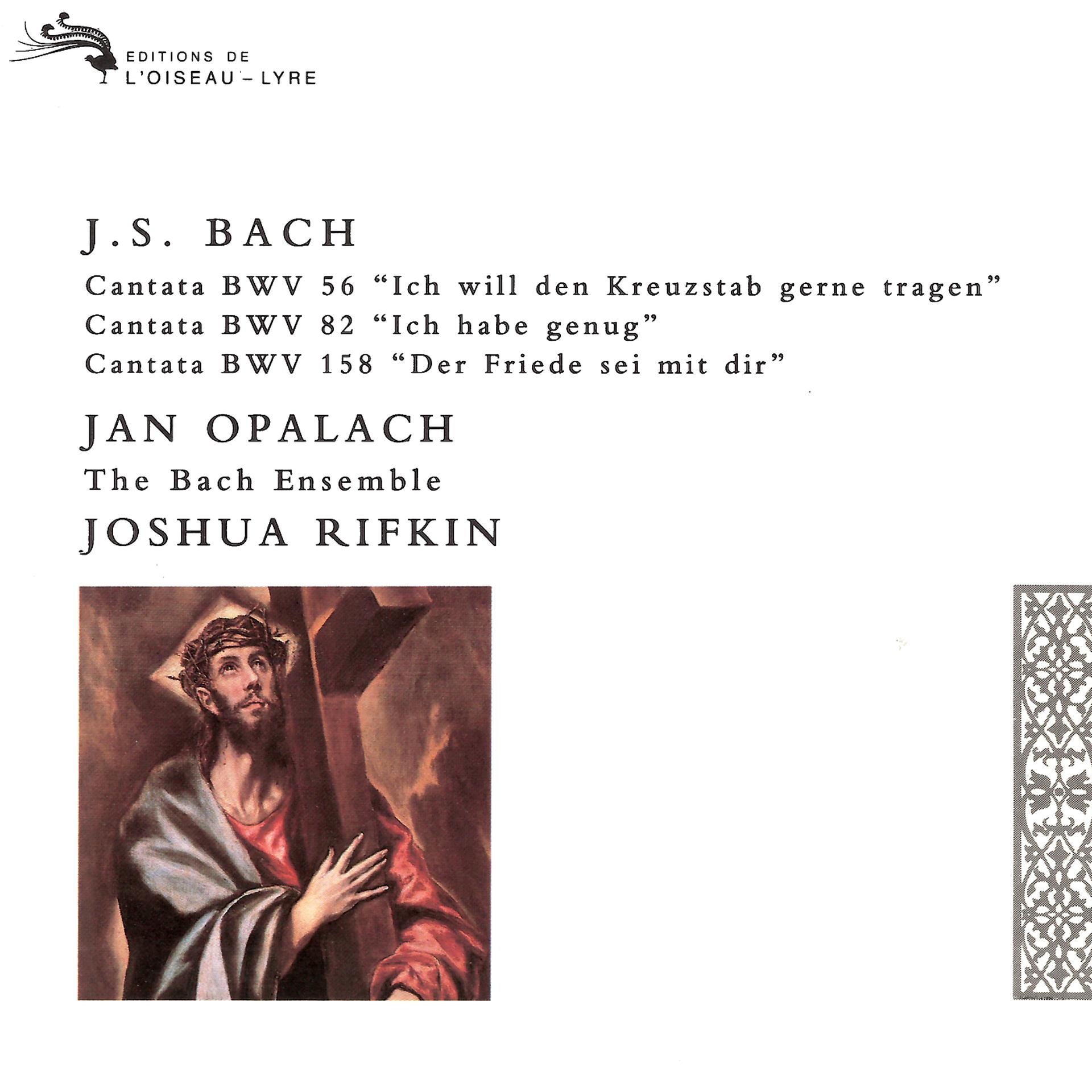 Постер альбома Bach, J.S.: Cantatas Nos. 56, 82 & 158