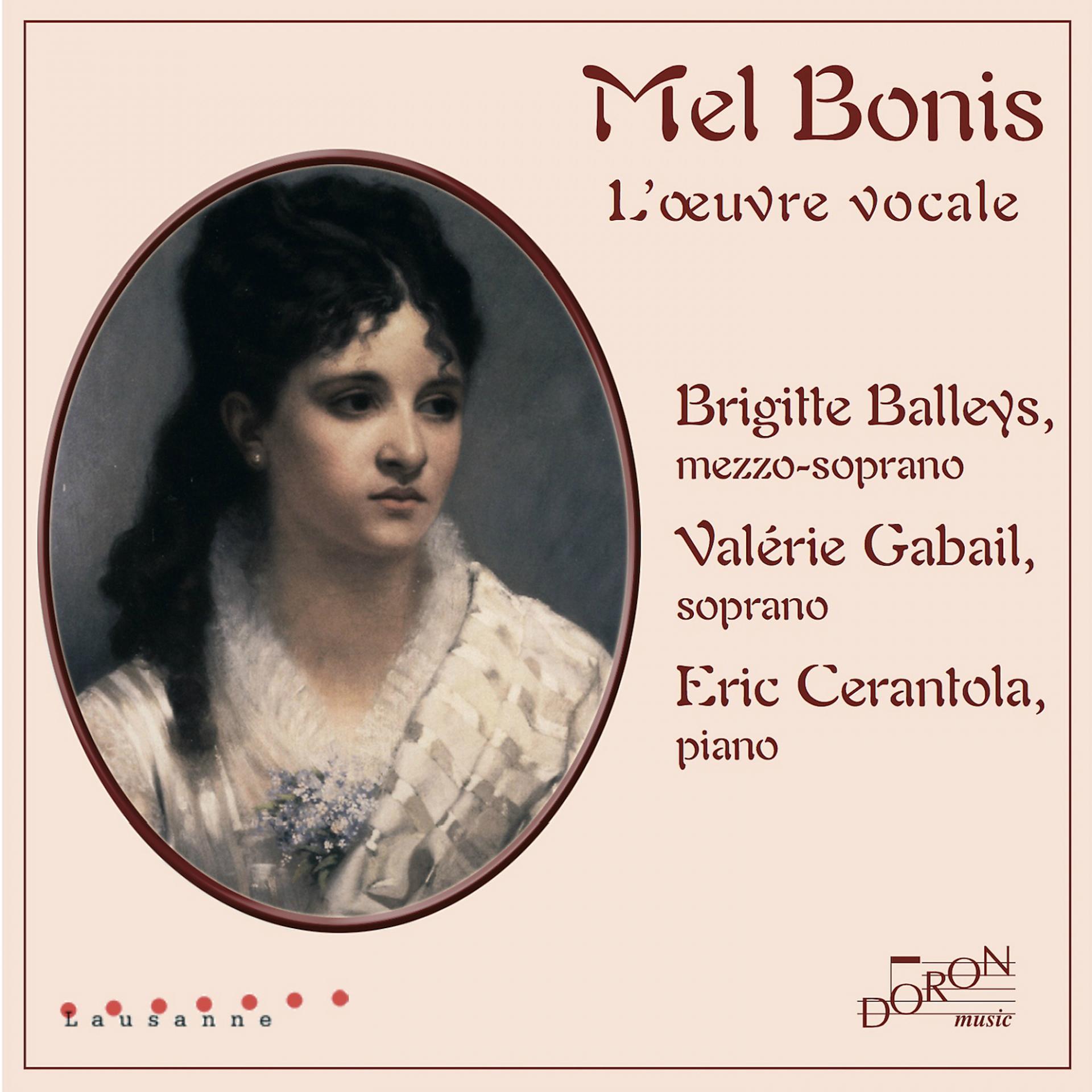 Постер альбома Bonis: L'œuvre vocale