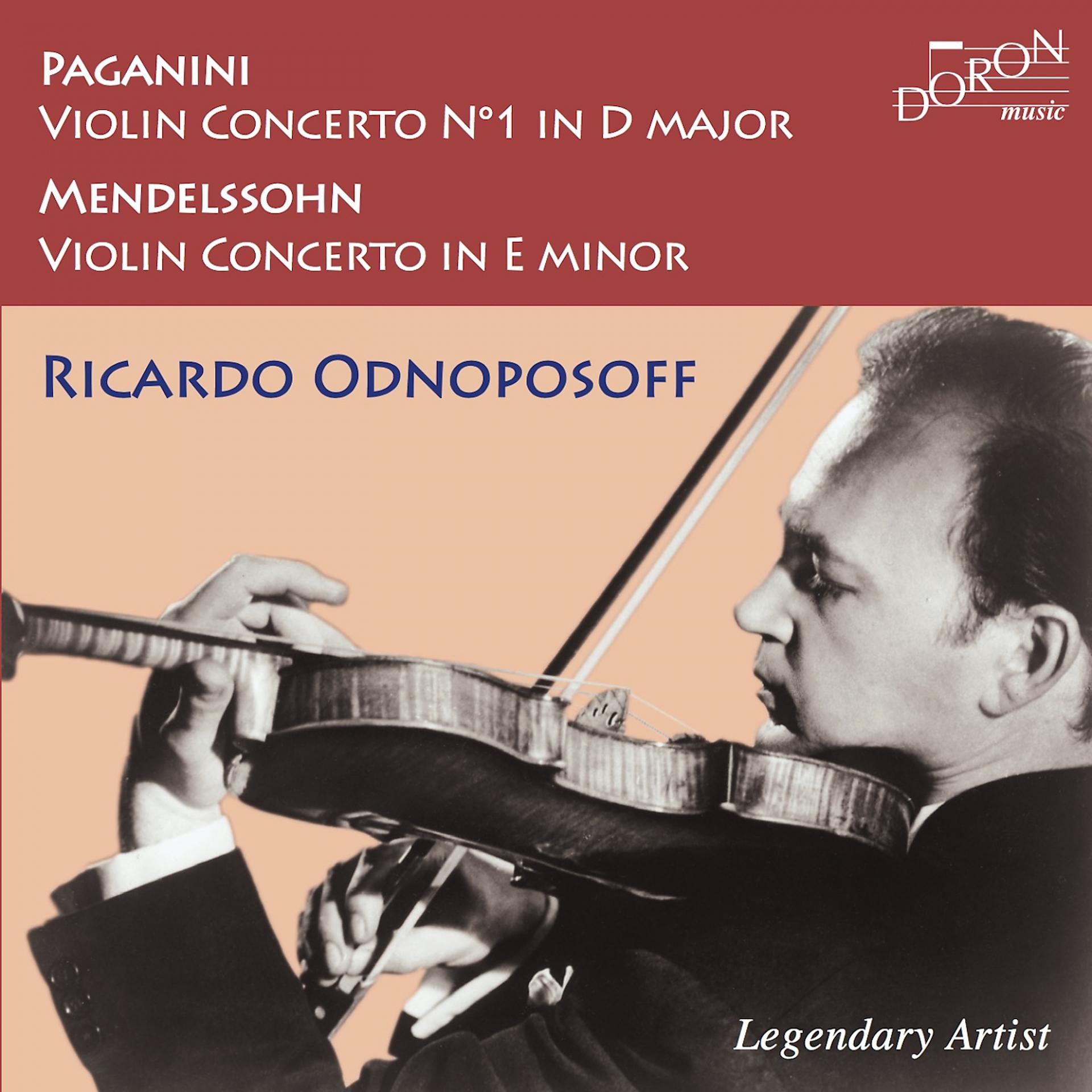 Постер альбома Ricardo Odnoposoff: Paganini and Mendelssohn