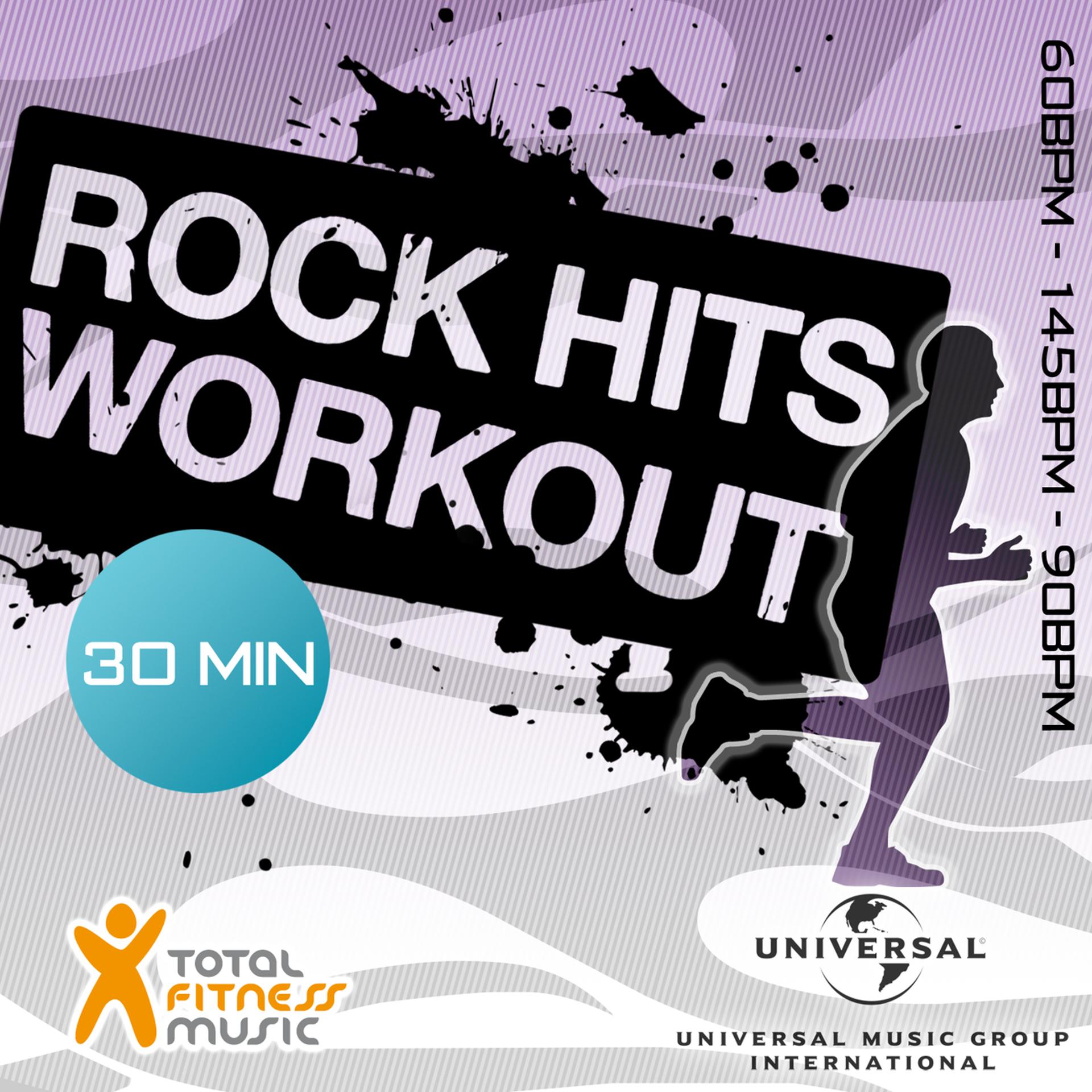 Постер альбома Rock Hits Workout 60 - 145 - 90bpm Ideal For Cardio Machines, Circuit Training, Jogging, Gym Cycle & General Fitness