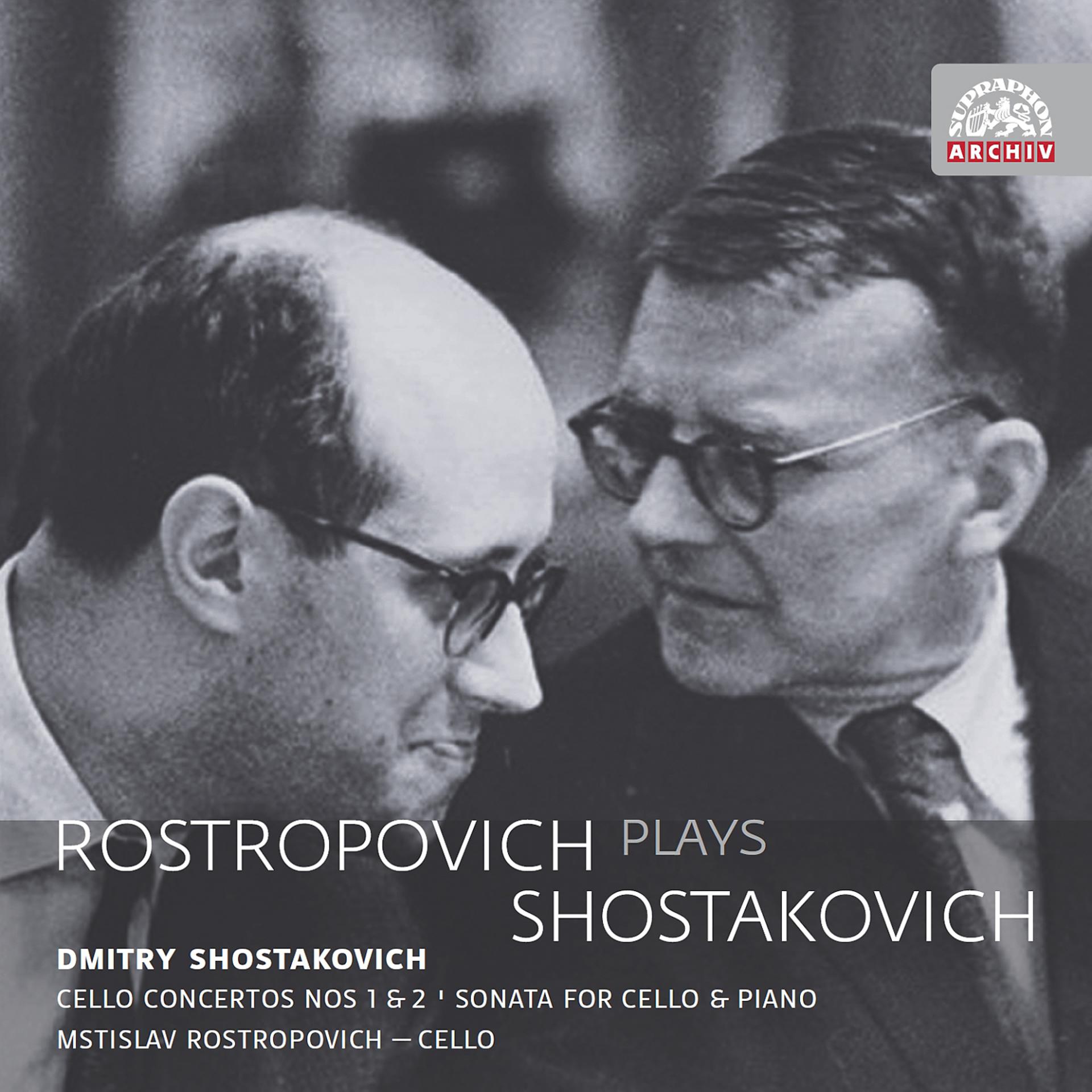 Постер альбома Shostakovich: Rostropovich plays Shostakovich. Russian Masters