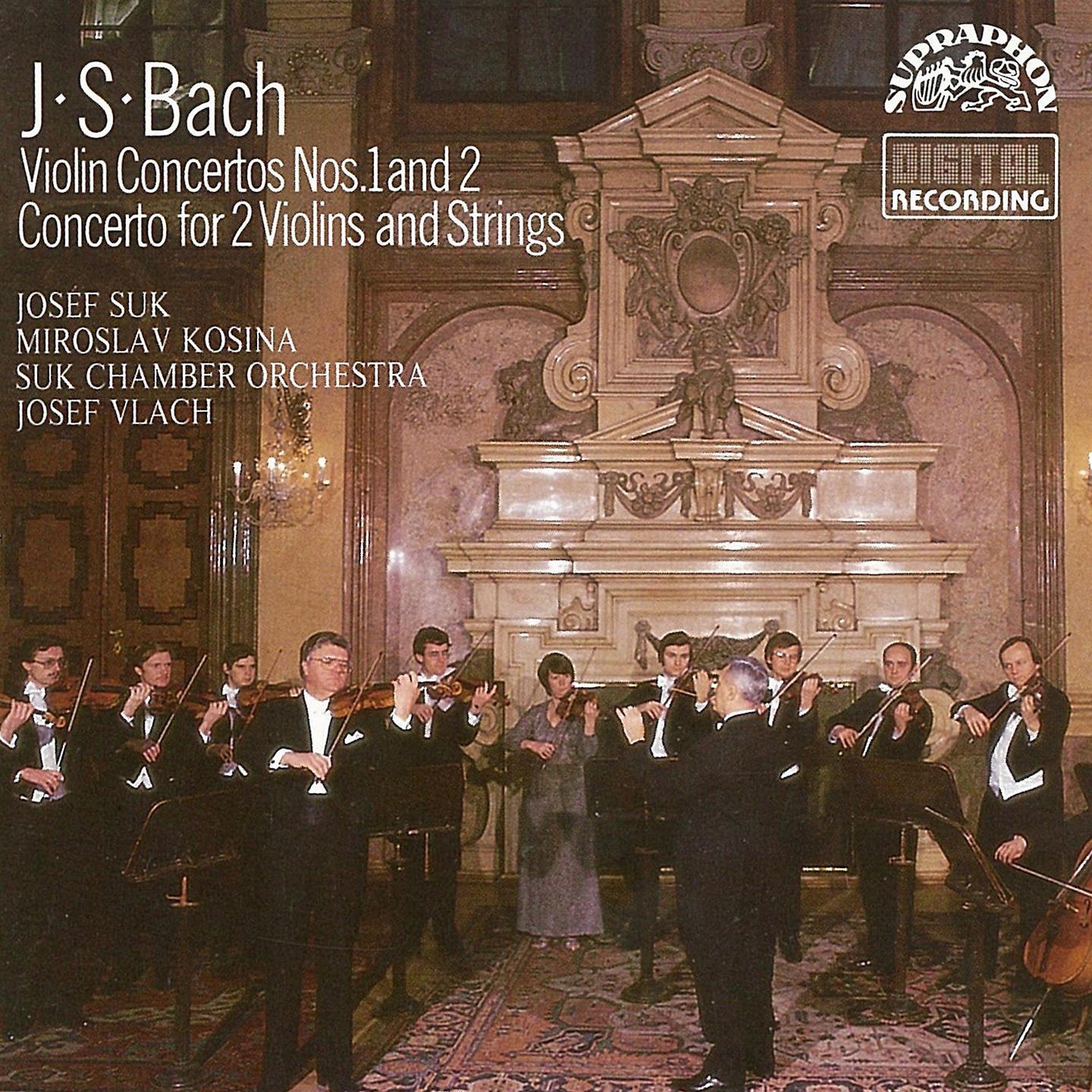 Постер альбома Bach: Violin Concertos Nos. 1 & 2, Concertos For 2 Violins And Strings