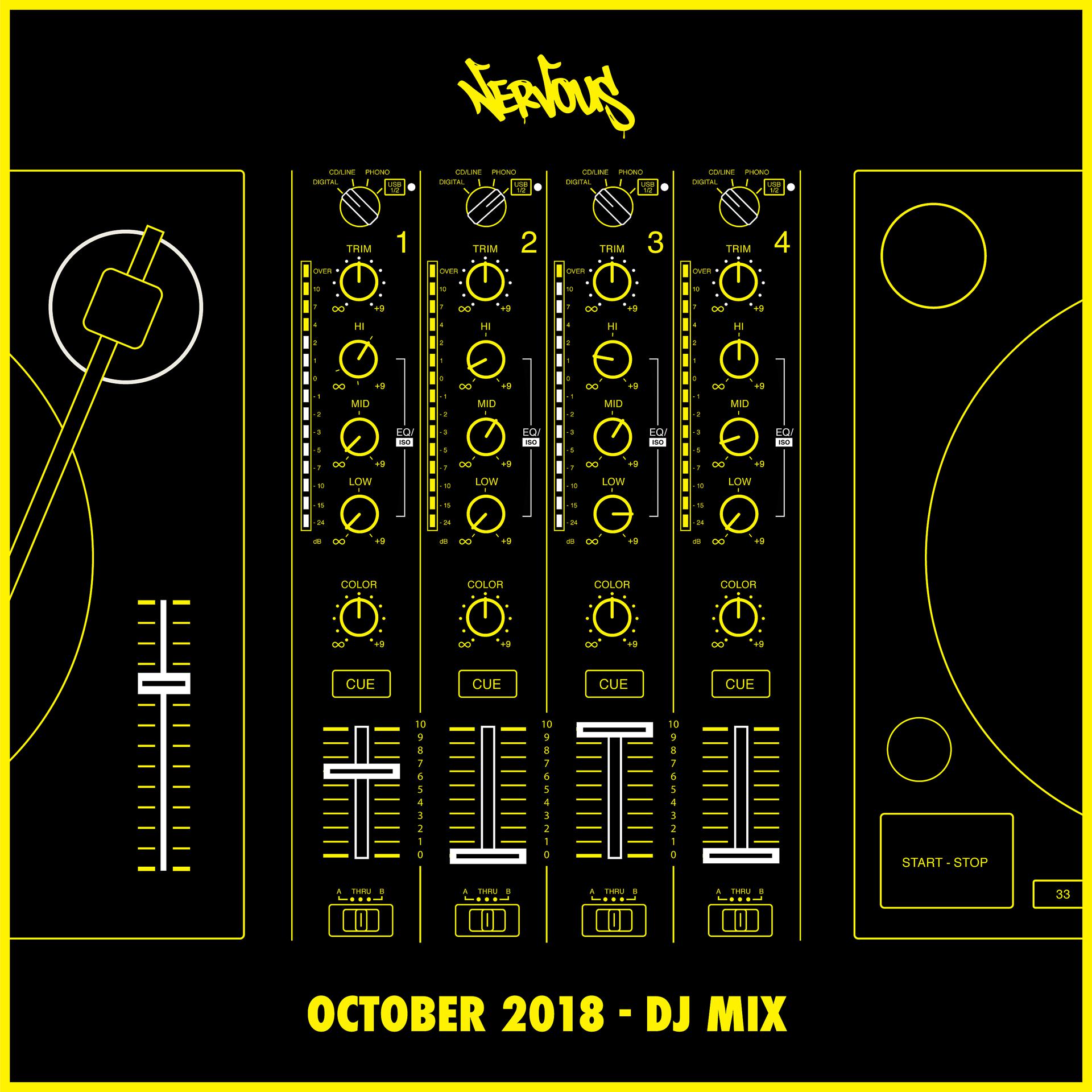 Постер альбома Nervous October 2018: DJ Mix