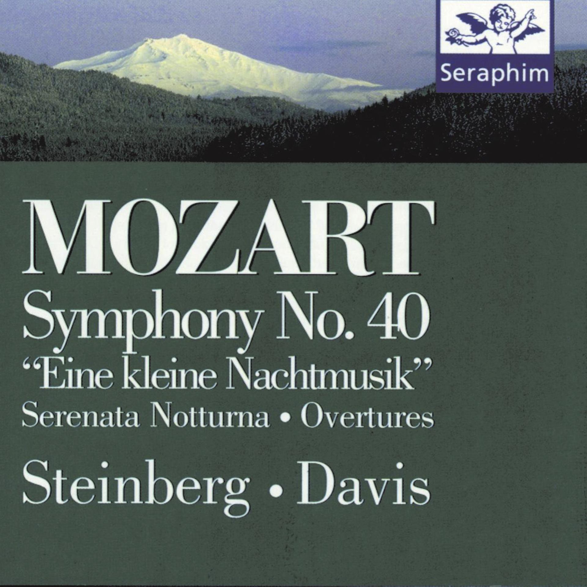 Постер альбома Mozart: Symphony No. 40/ Eine Kleine Etc.