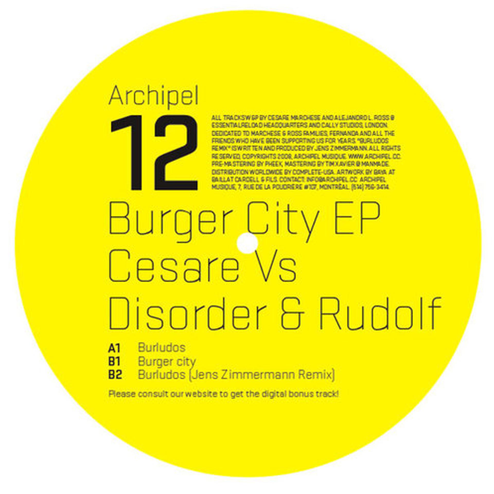Постер альбома Burger City EP