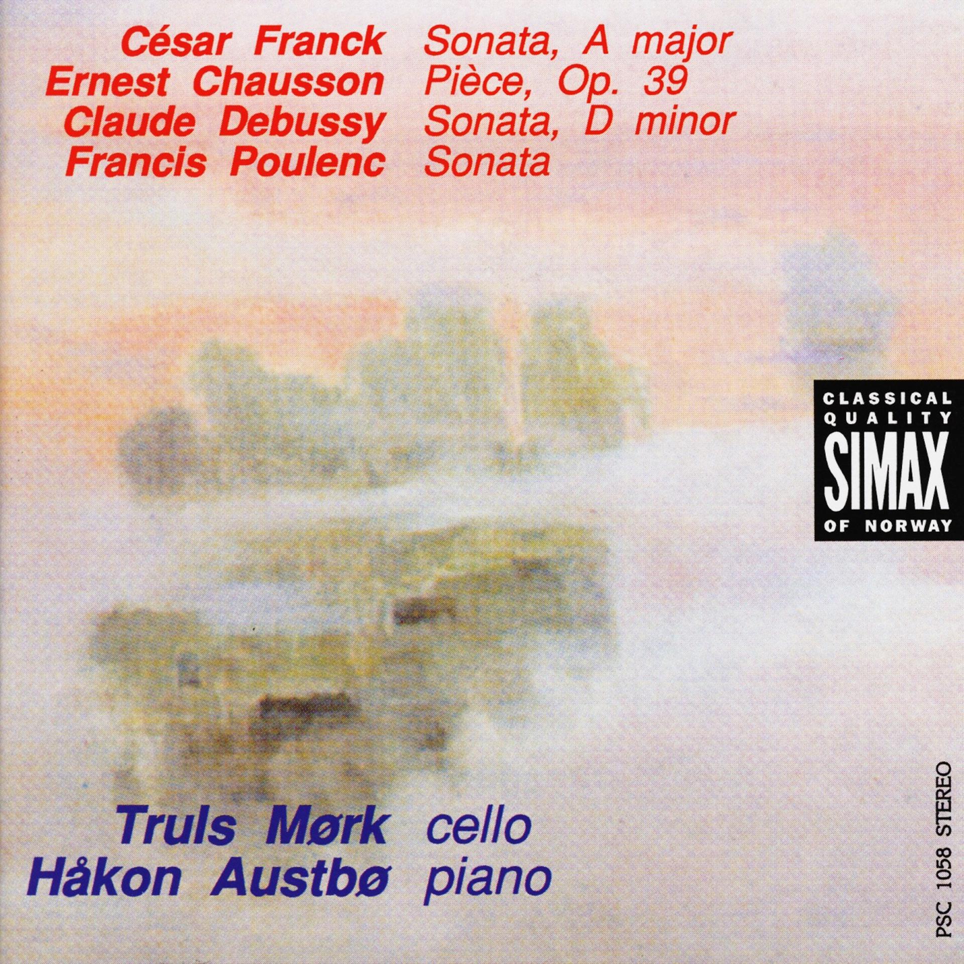Постер альбома Frank7 Chausson/ Debussy/ Poulenk
