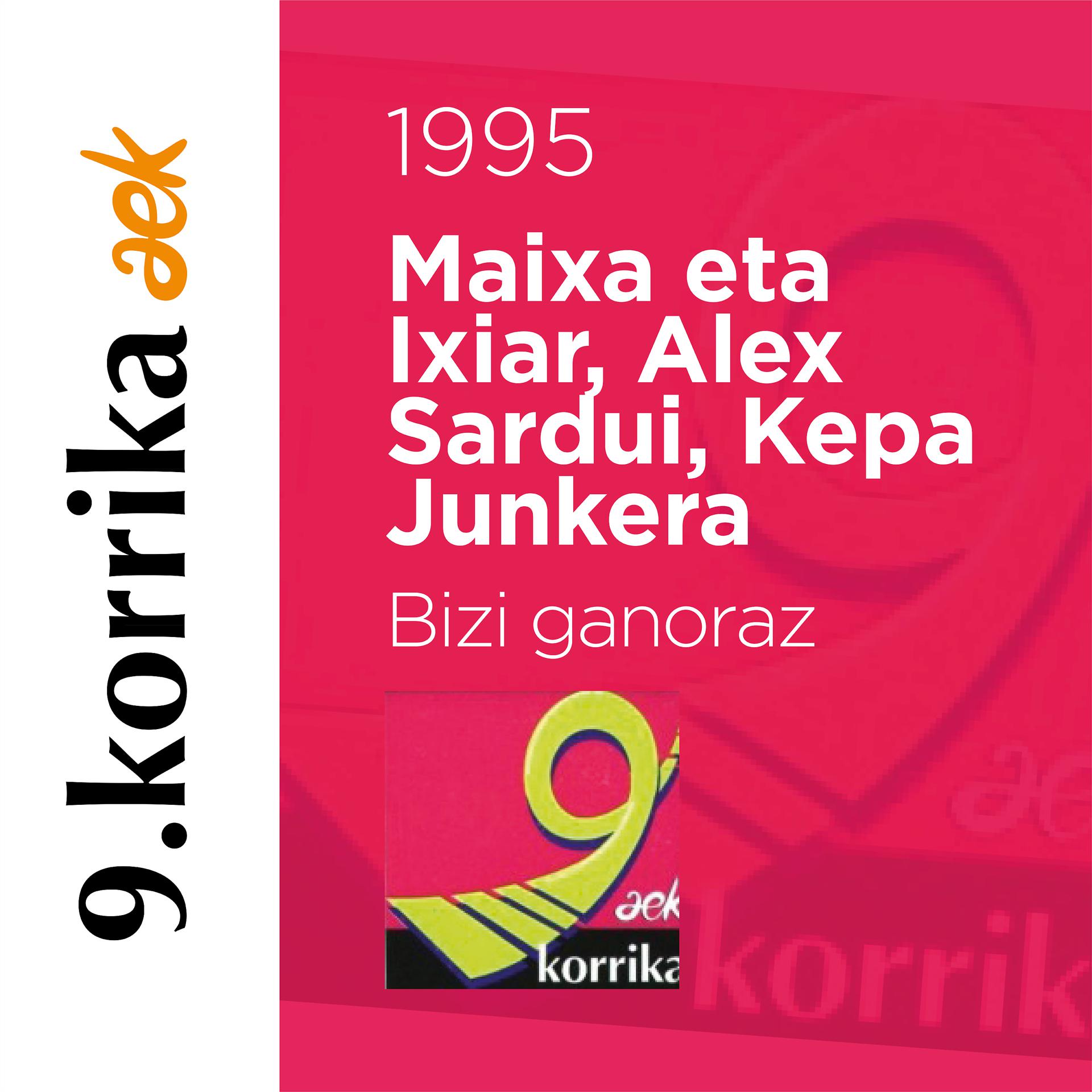 Постер альбома 9. Korrika (1995). Bizi ganoraz
