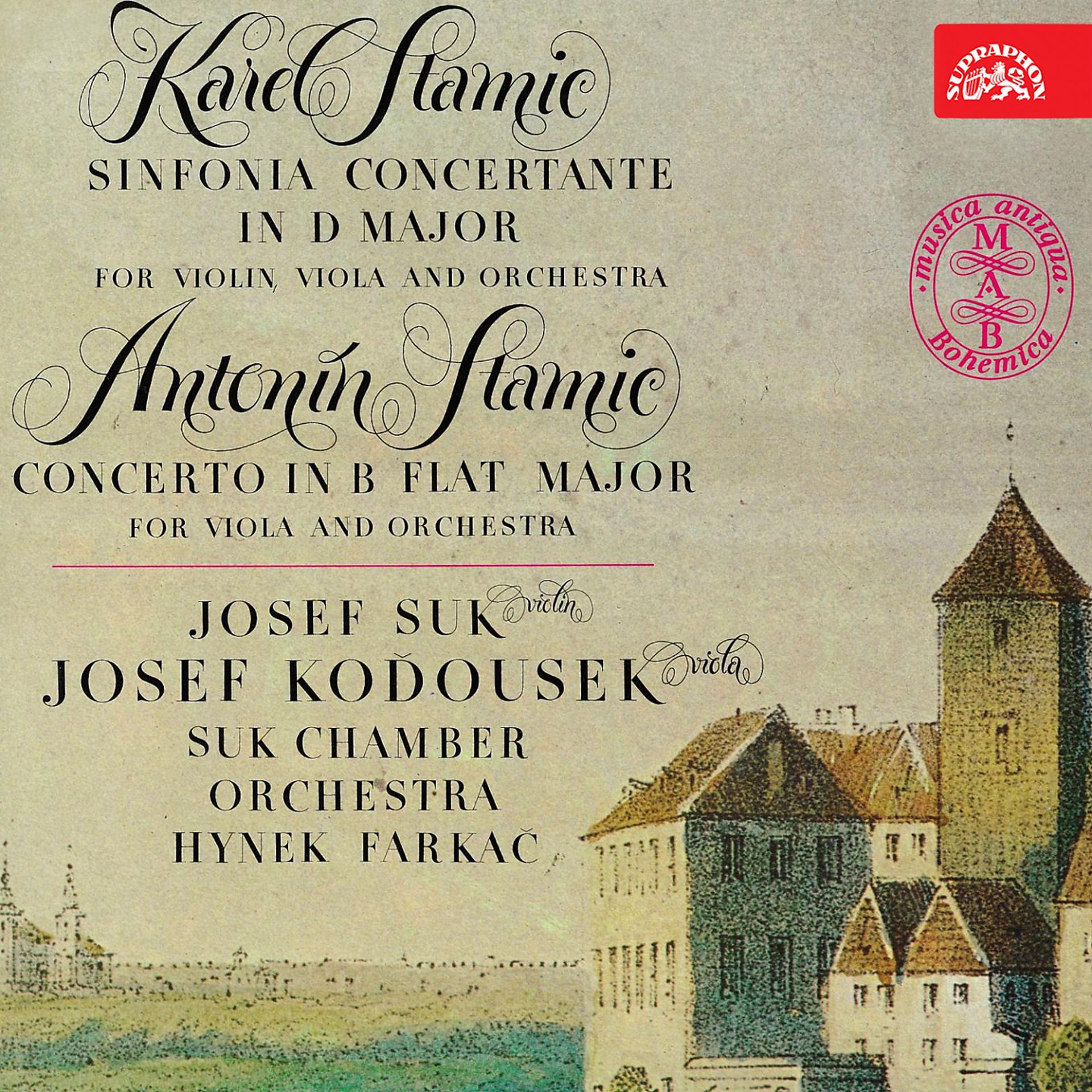 Постер альбома Stamic,K.: Sinfonia concertanter / Stamitz,A.: Concerto in B Flat Major