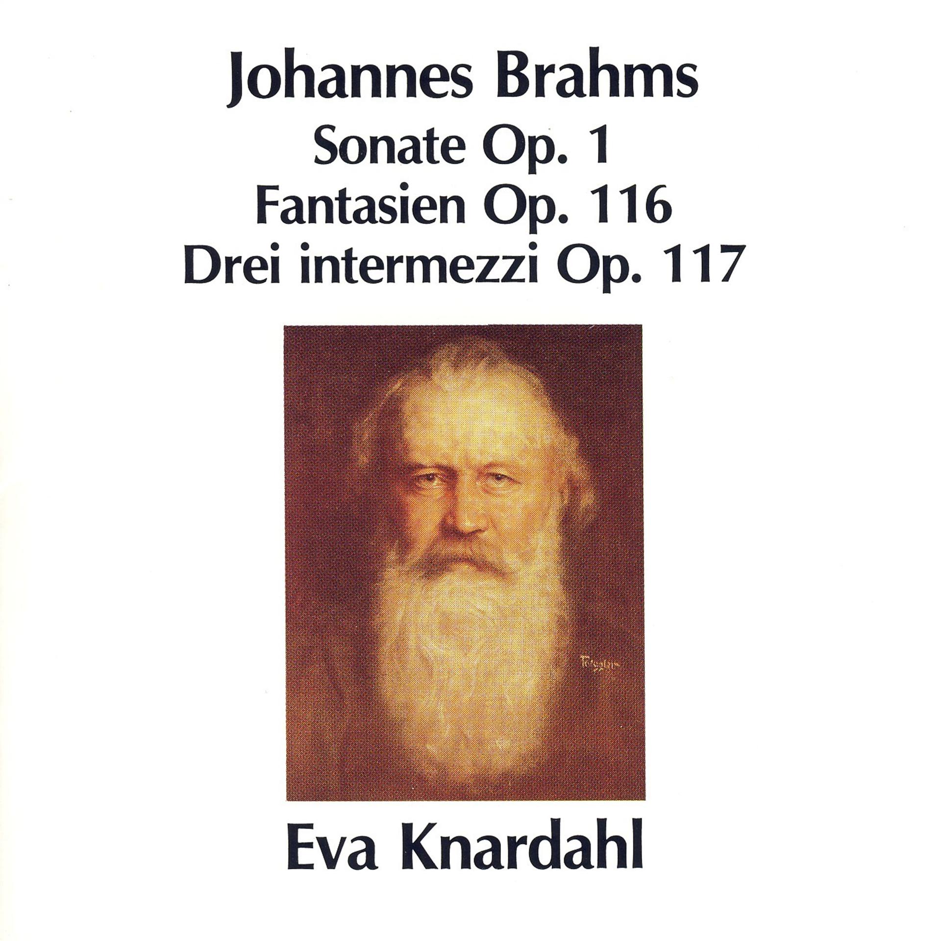 Постер альбома Brahms: Sonate Op.1, Fantasien Op. 116, Drei Intermezzi Op.117