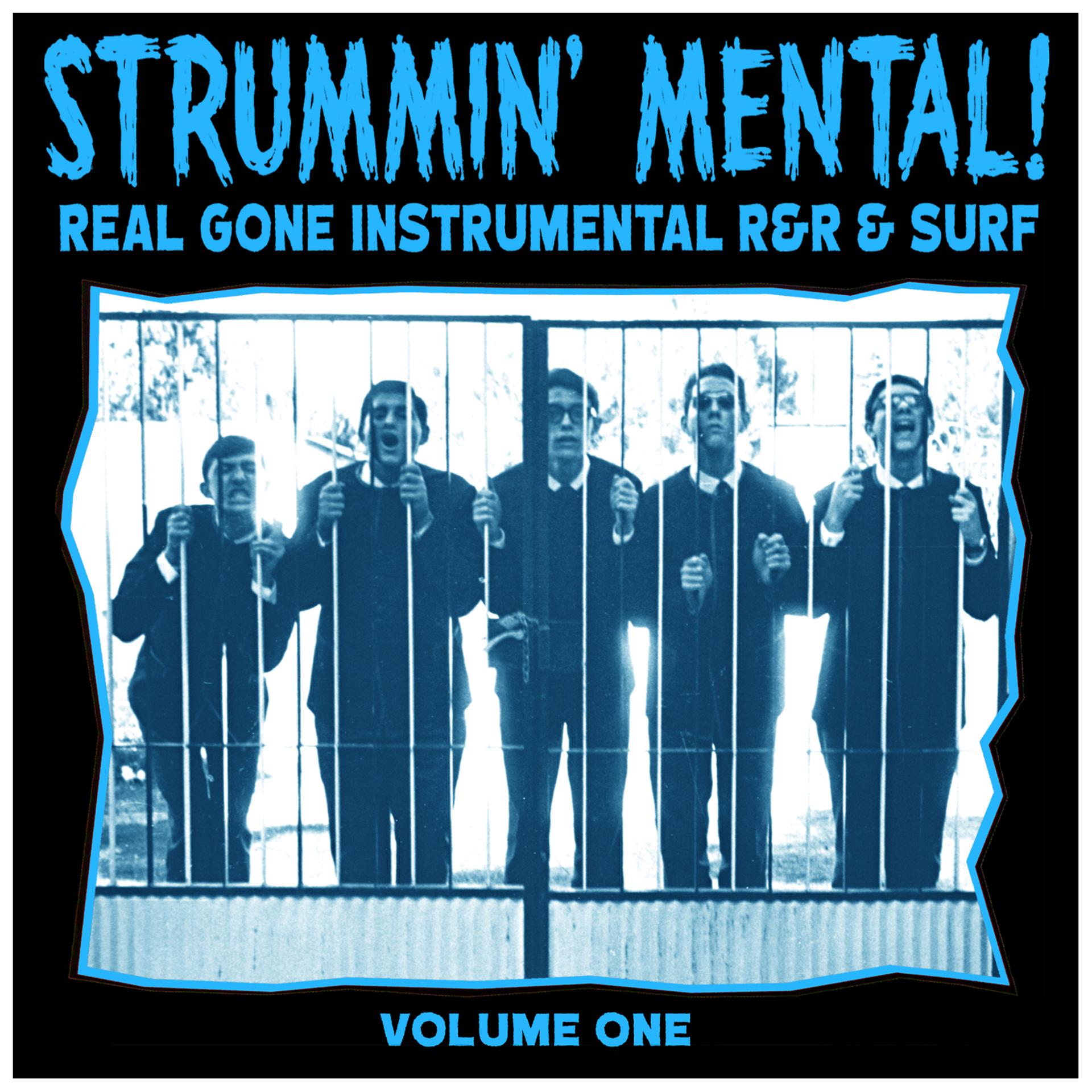 Постер альбома Strummin´ Mental Vol.1. Real Gone Instrumental R&R & Surf