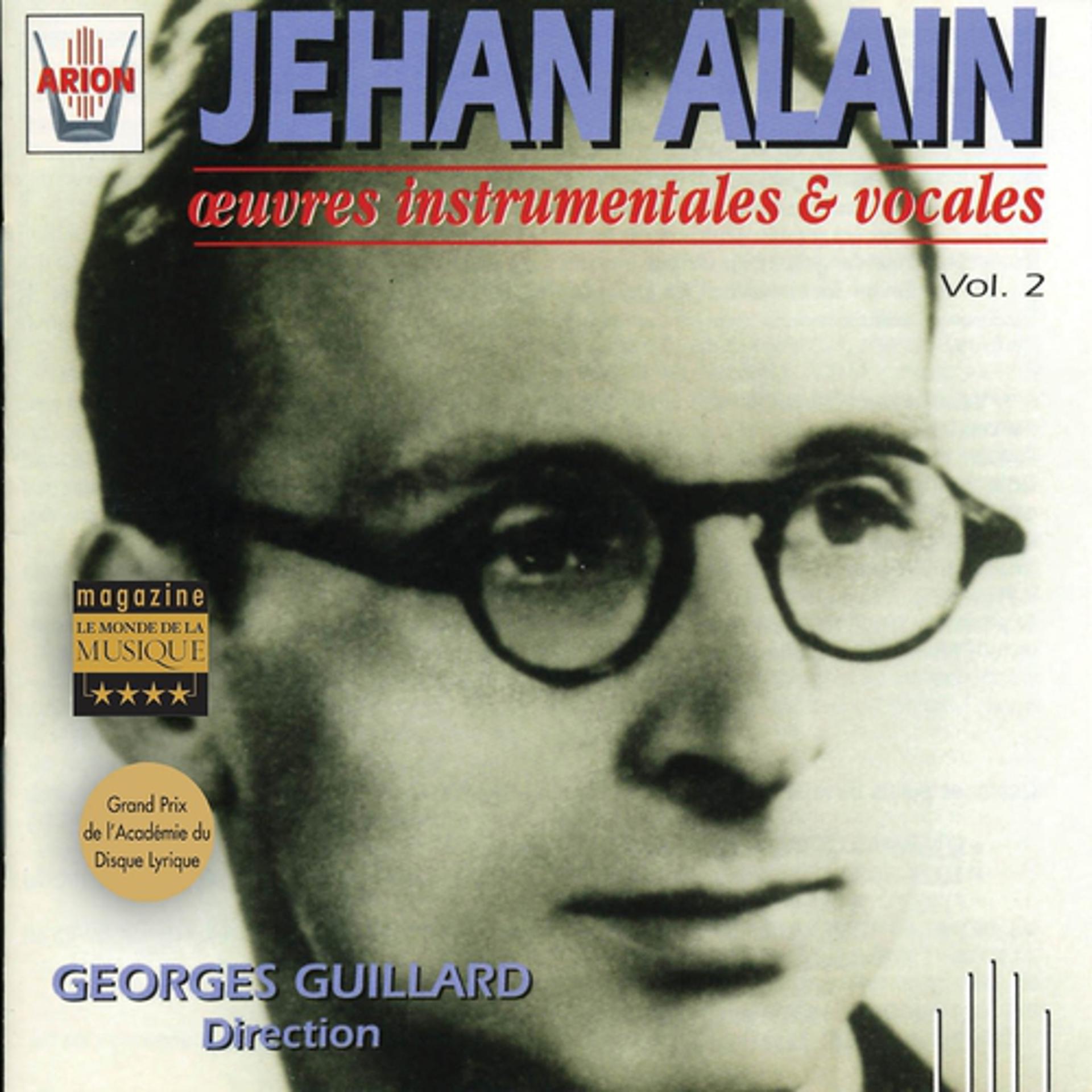 Постер альбома Jehan Alain : Oeuvres instrumentales et vocales, vol. 2