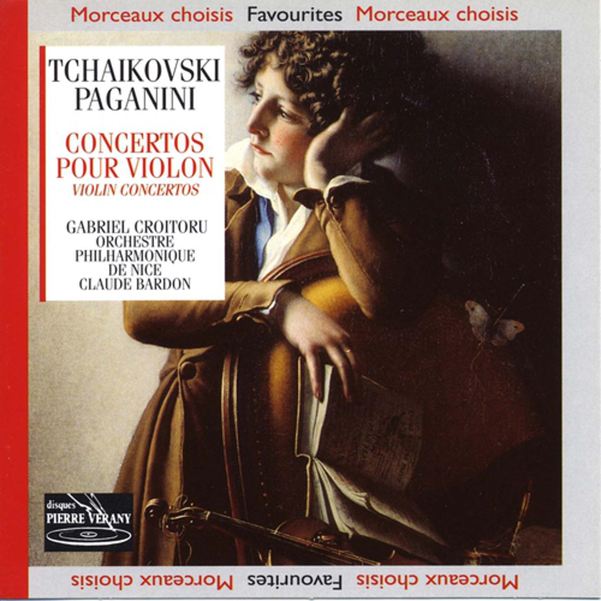 Постер альбома Tchaïkovski paganini : Concertos pour violon