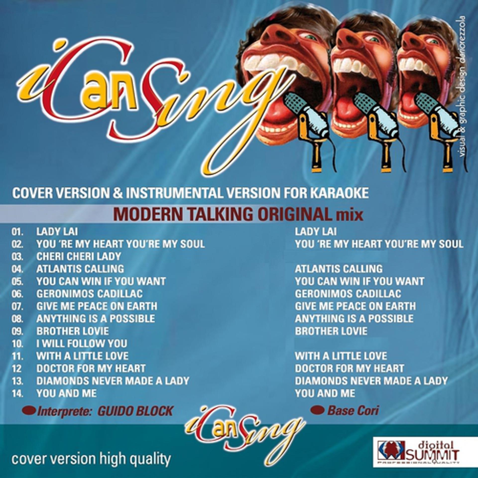 Постер альбома I Can Sing : Modern Talking Original Mix