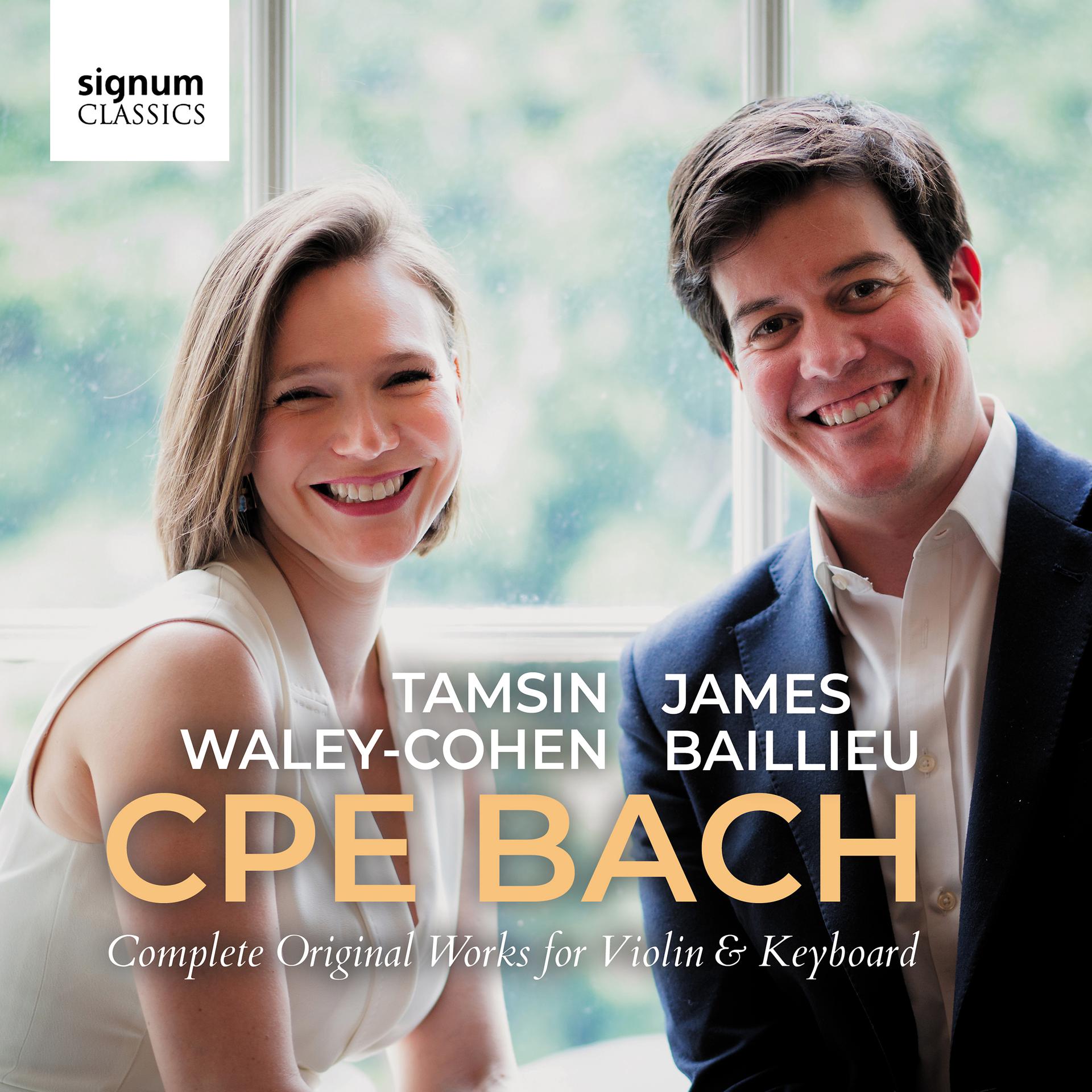 Постер альбома CPE Bach: Complete Original Works for Violin & Keyboard